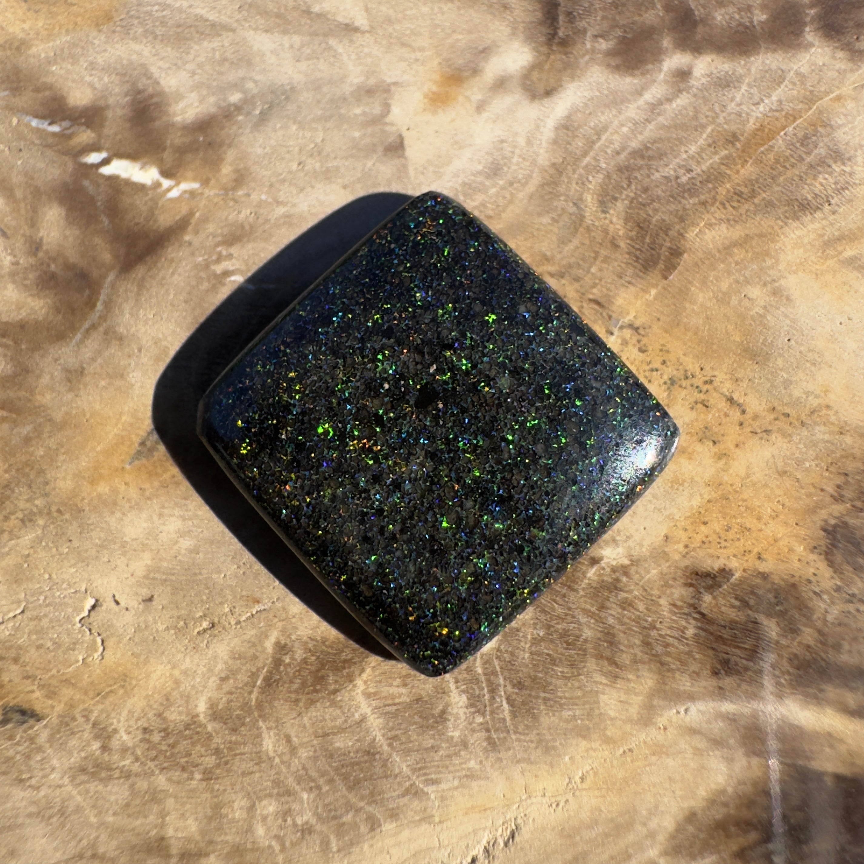 6ct Andamooka Matrix Opal | Solid Australian Opal | Hand-Cut