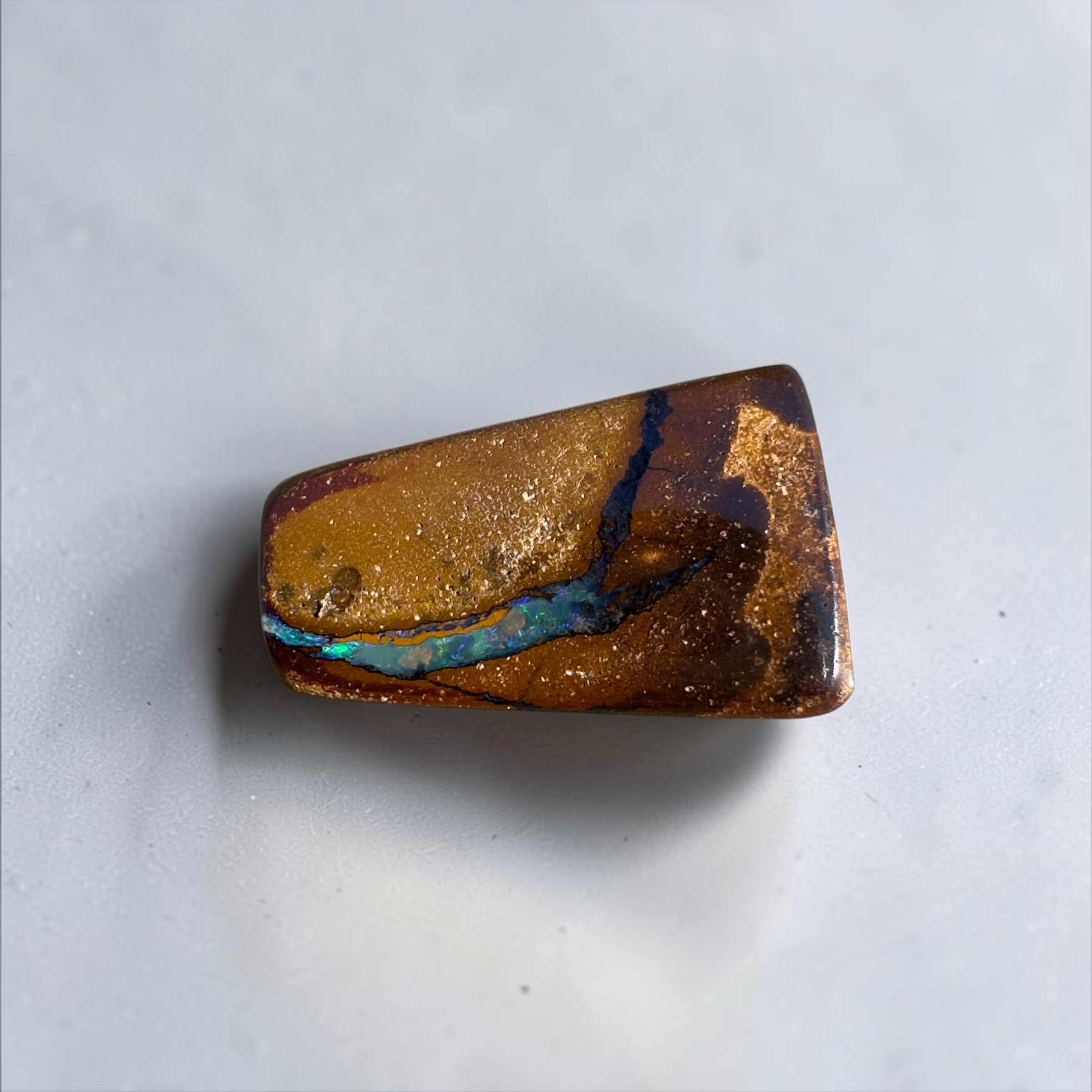 5.1ct Queensland Boulder Opal | Solid Australian Opal | Hand-Cut