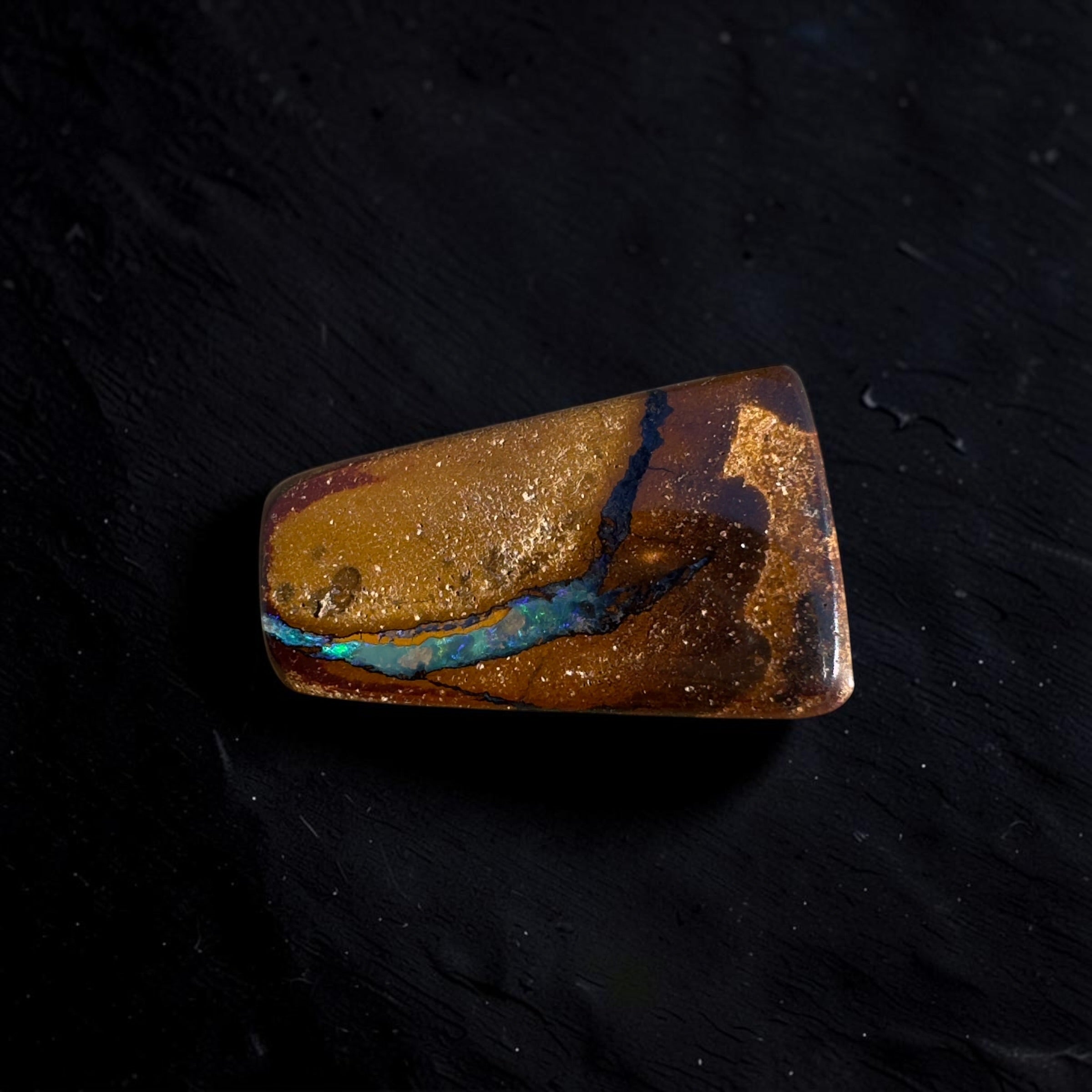 5.1ct Queensland Boulder Opal | Solid Australian Opal | Hand-Cut