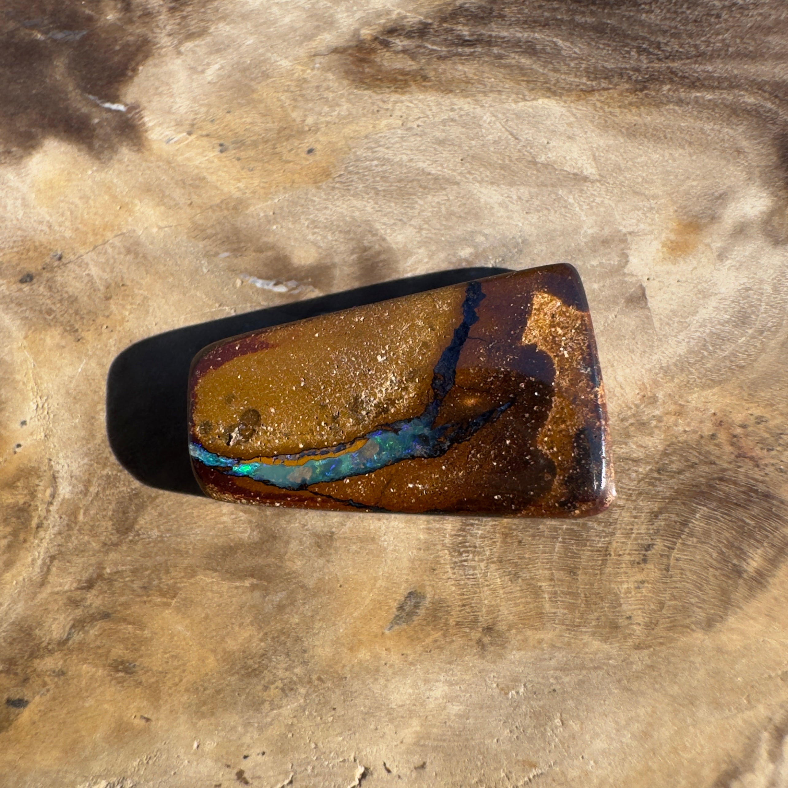5.1ct Queensland Boulder Opal | Solid Australian Opal | Hand-Cut