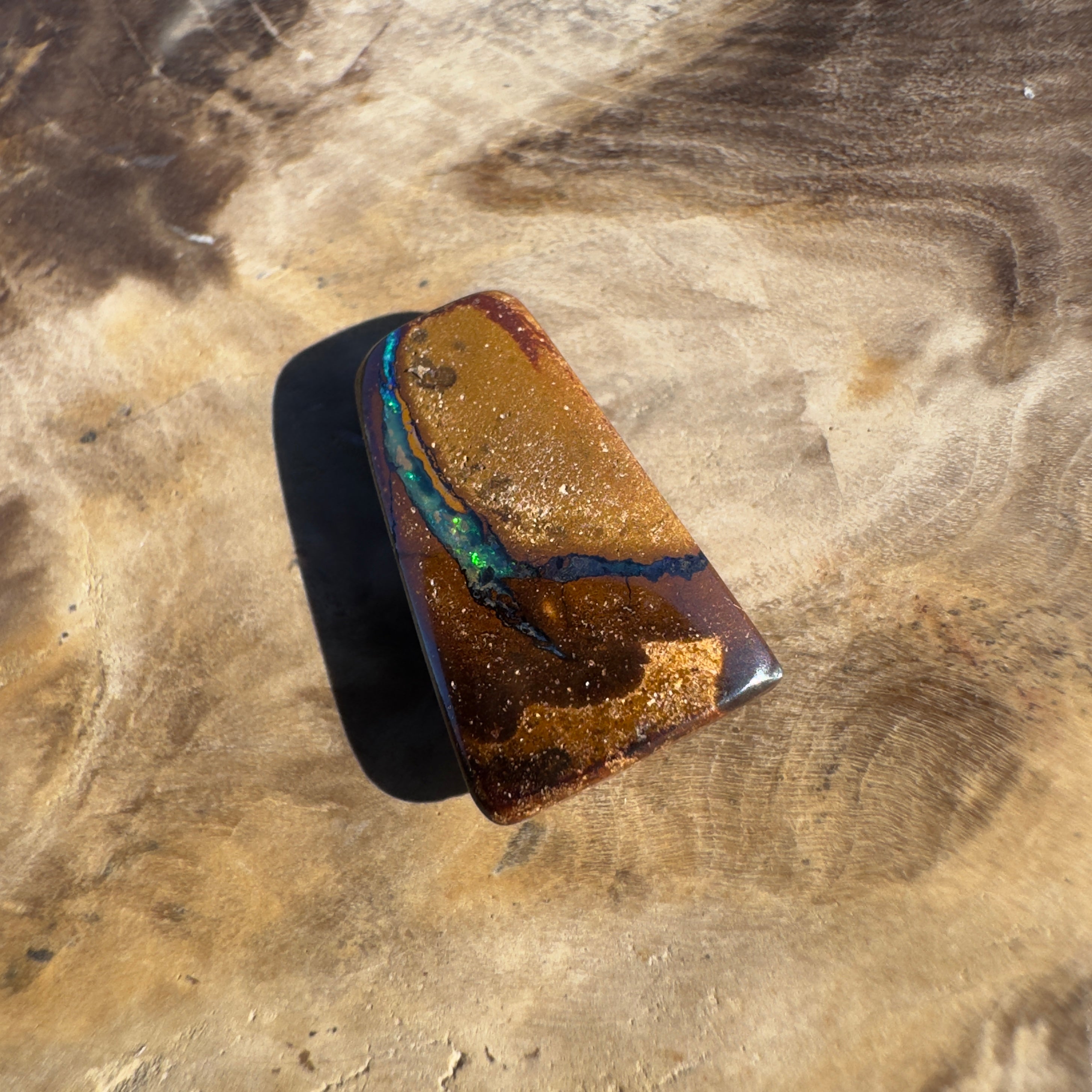 5.1ct Queensland Boulder Opal | Solid Australian Opal | Hand-Cut