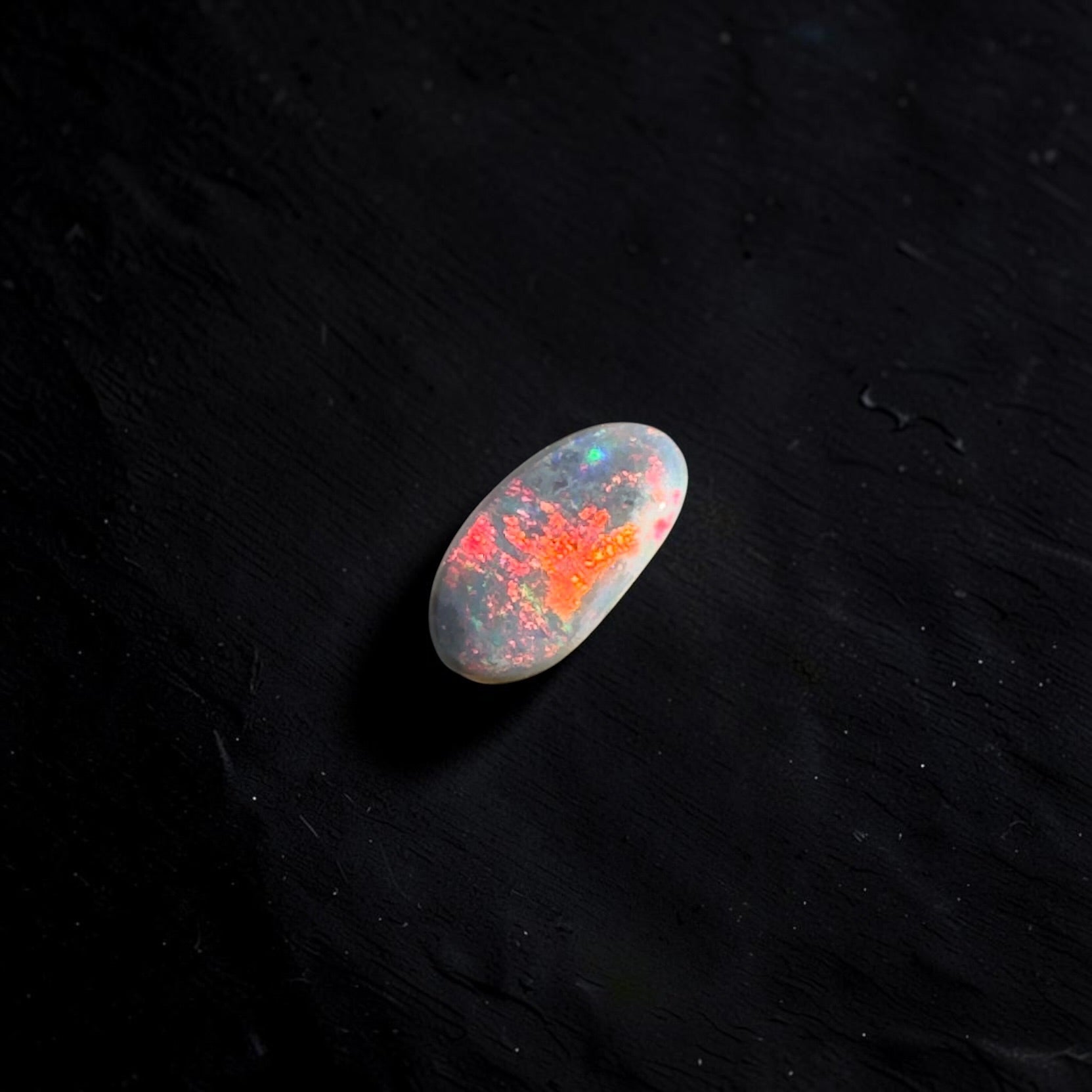 0.2ct Lightning Ridge Semi Black | Solid Australian Opal | Hand-Cut