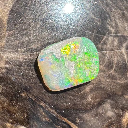 Hand-Cut Solid Lightning Ridge Opal 1.2carat