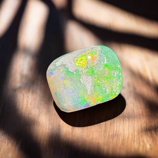 Hand-Cut Solid Lightning Ridge Opal 1.2carat