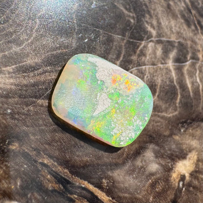 Hand-Cut Solid Lightning Ridge Opal 1.2carat