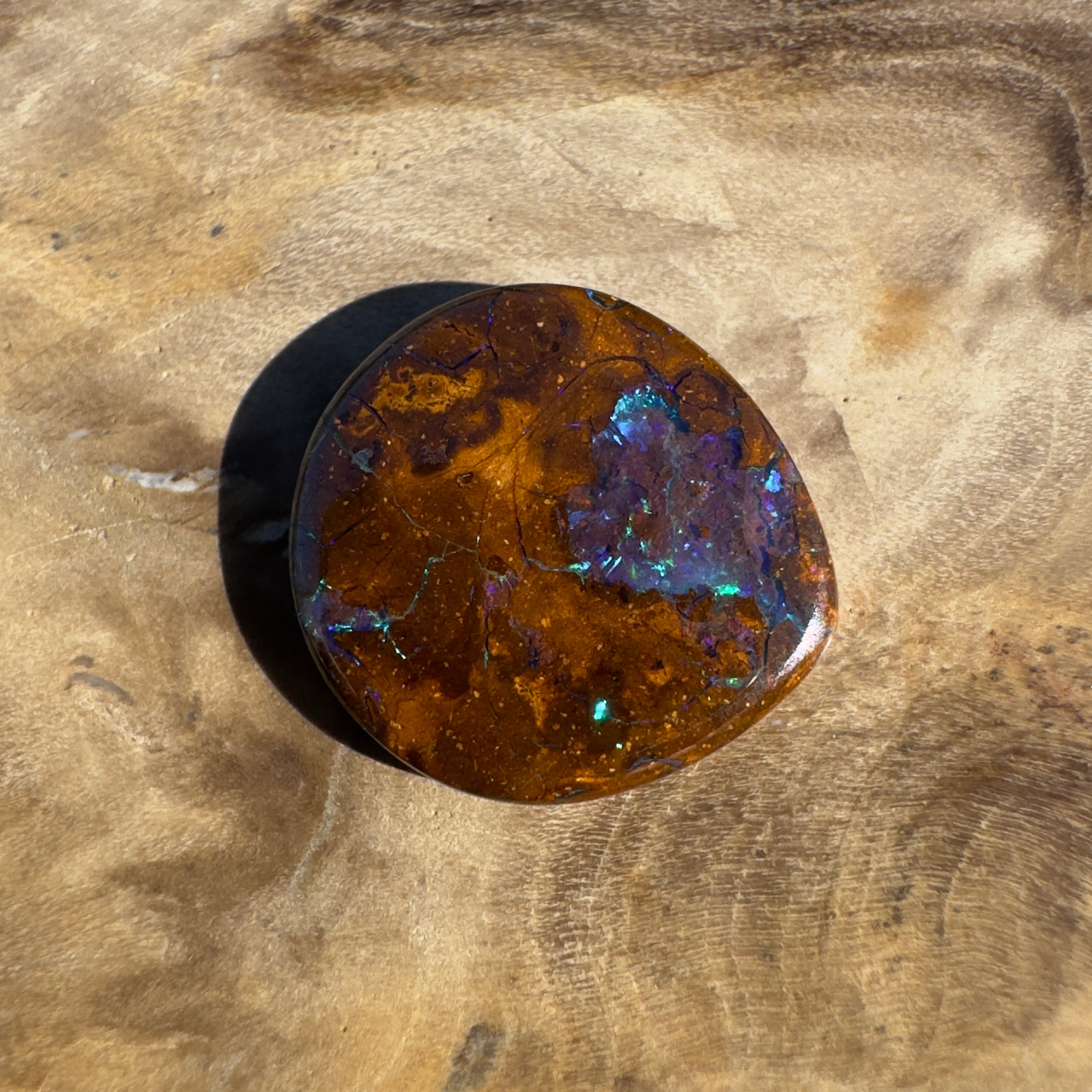 2.7ct Queensland Boulder Opal | Solid Australian Opal | Hand-Cut