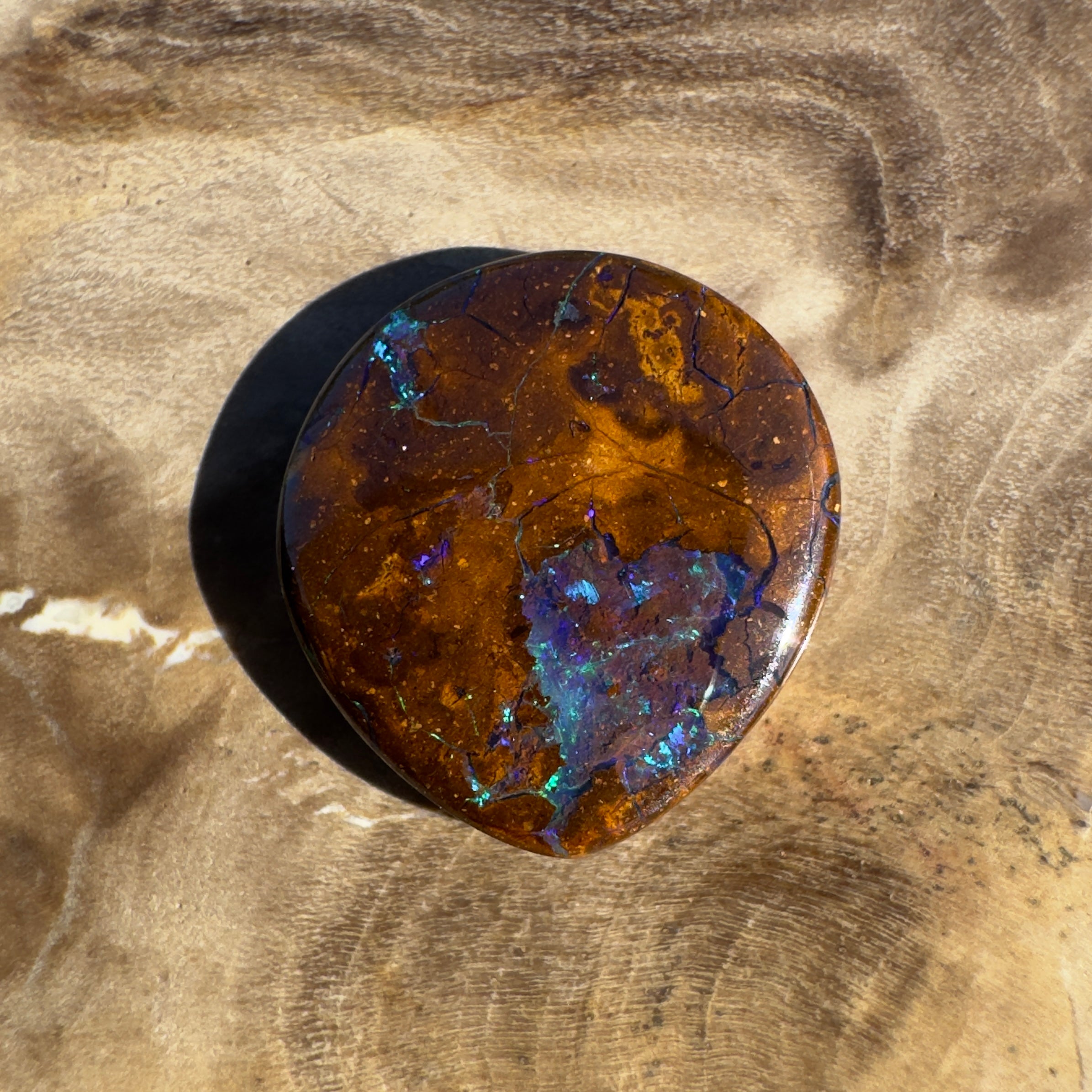 2.7ct Queensland Boulder Opal | Solid Australian Opal | Hand-Cut