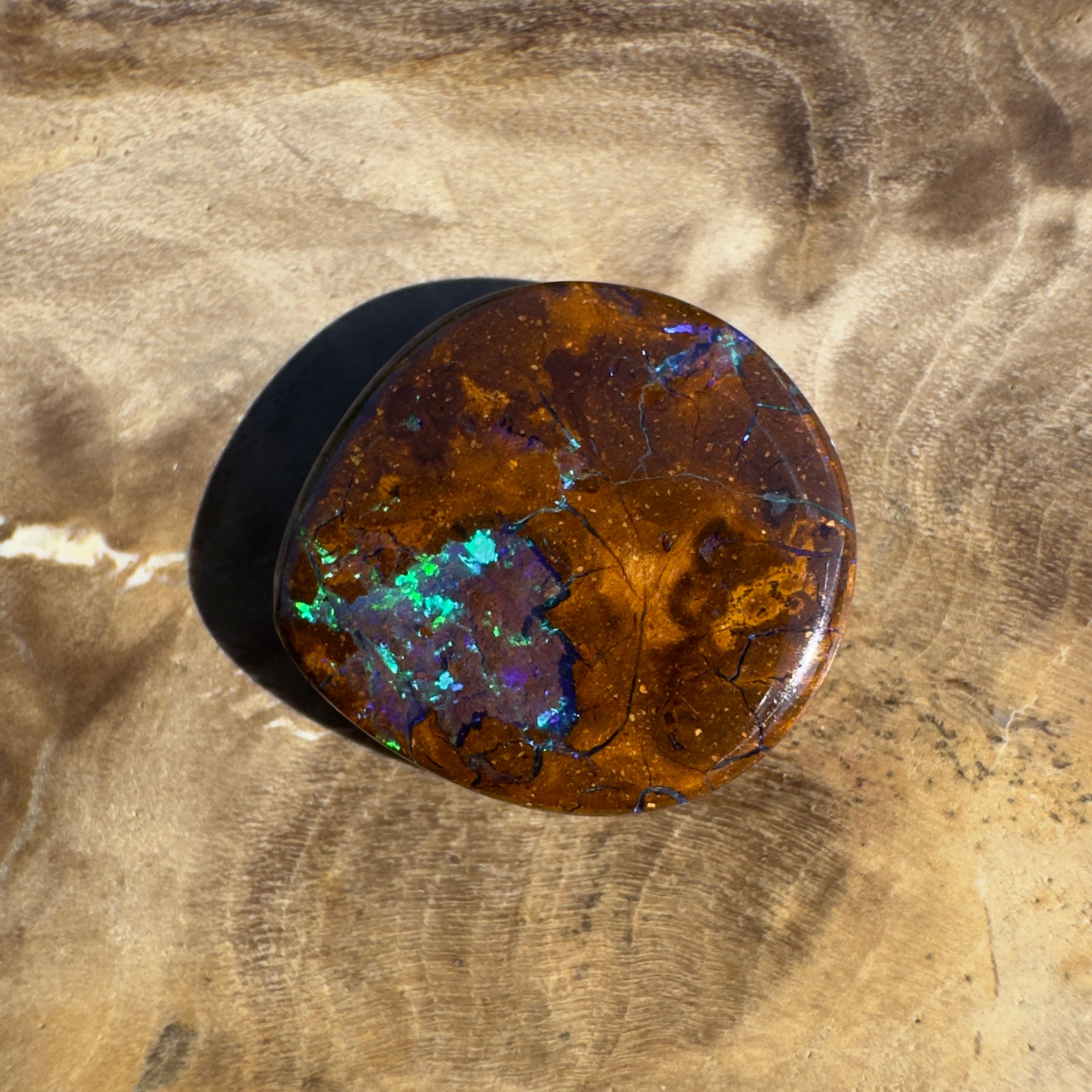 2.7ct Queensland Boulder Opal | Solid Australian Opal | Hand-Cut