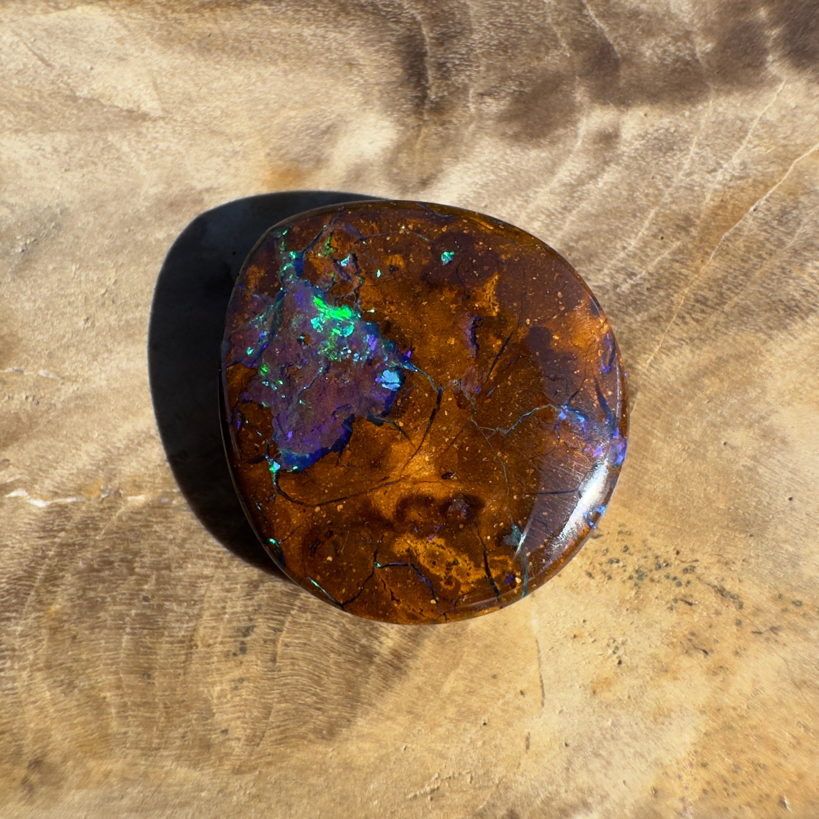 2.7ct Queensland Boulder Opal | Solid Australian Opal | Hand-Cut