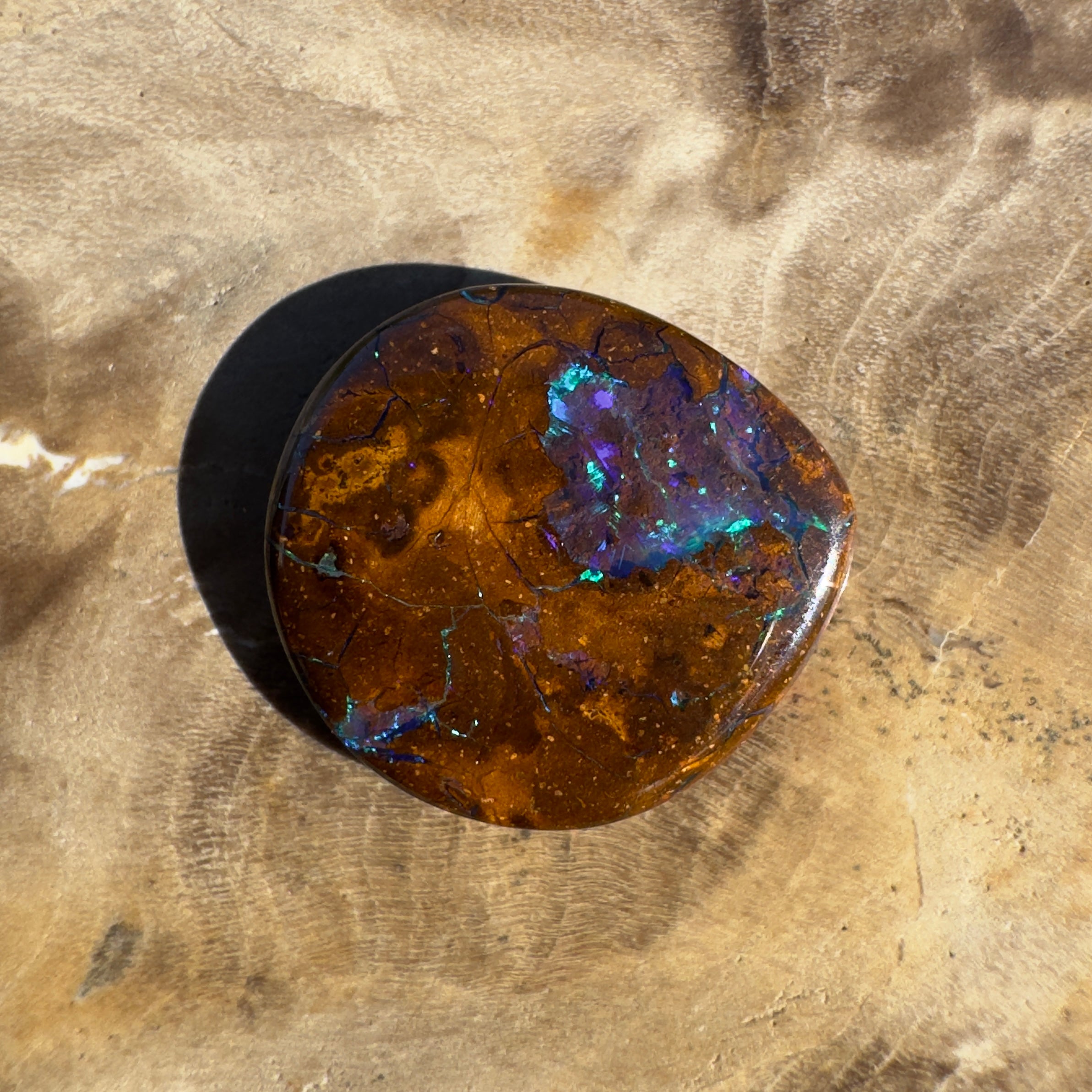 2.7ct Queensland Boulder Opal | Solid Australian Opal | Hand-Cut