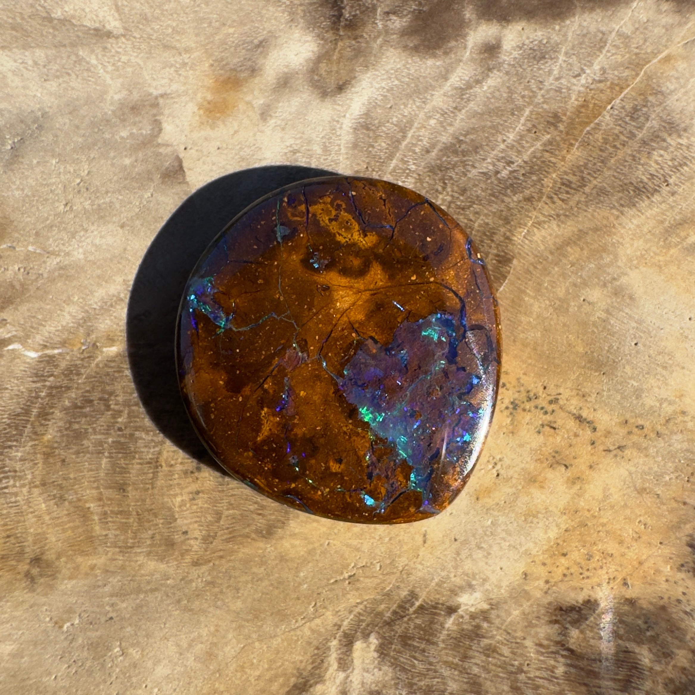 2.7ct Queensland Boulder Opal | Solid Australian Opal | Hand-Cut