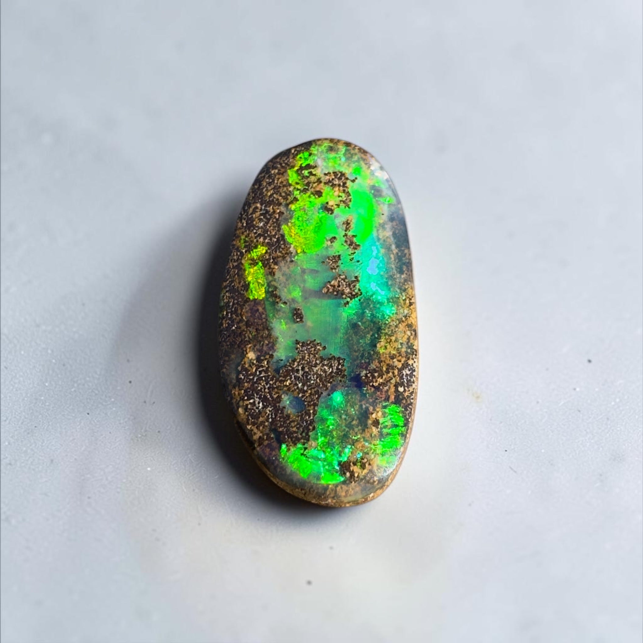 3.6ct Queensland Boulder Opal | Solid Australian Opal | Hand-Cut