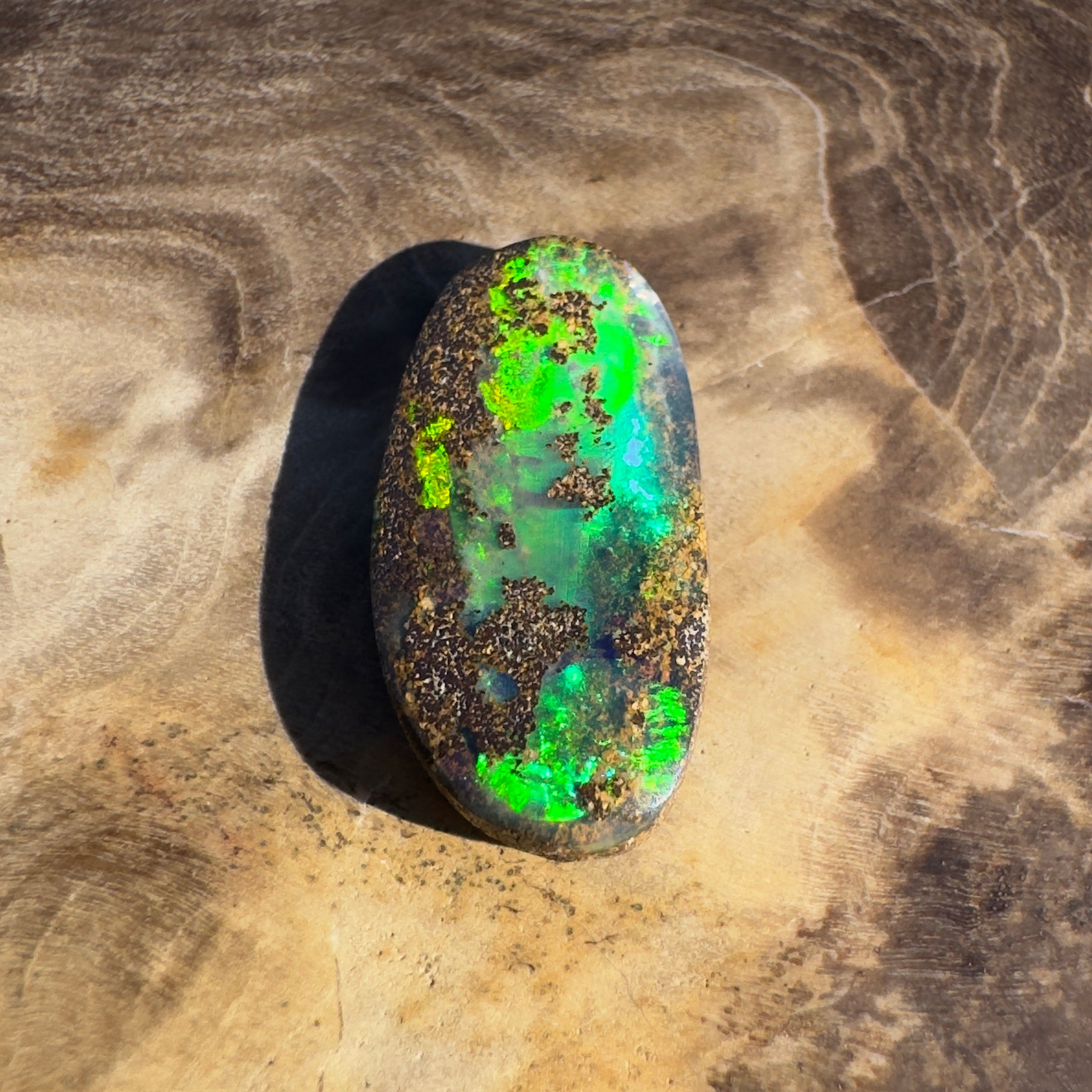 3.6ct Queensland Boulder Opal | Solid Australian Opal | Hand-Cut