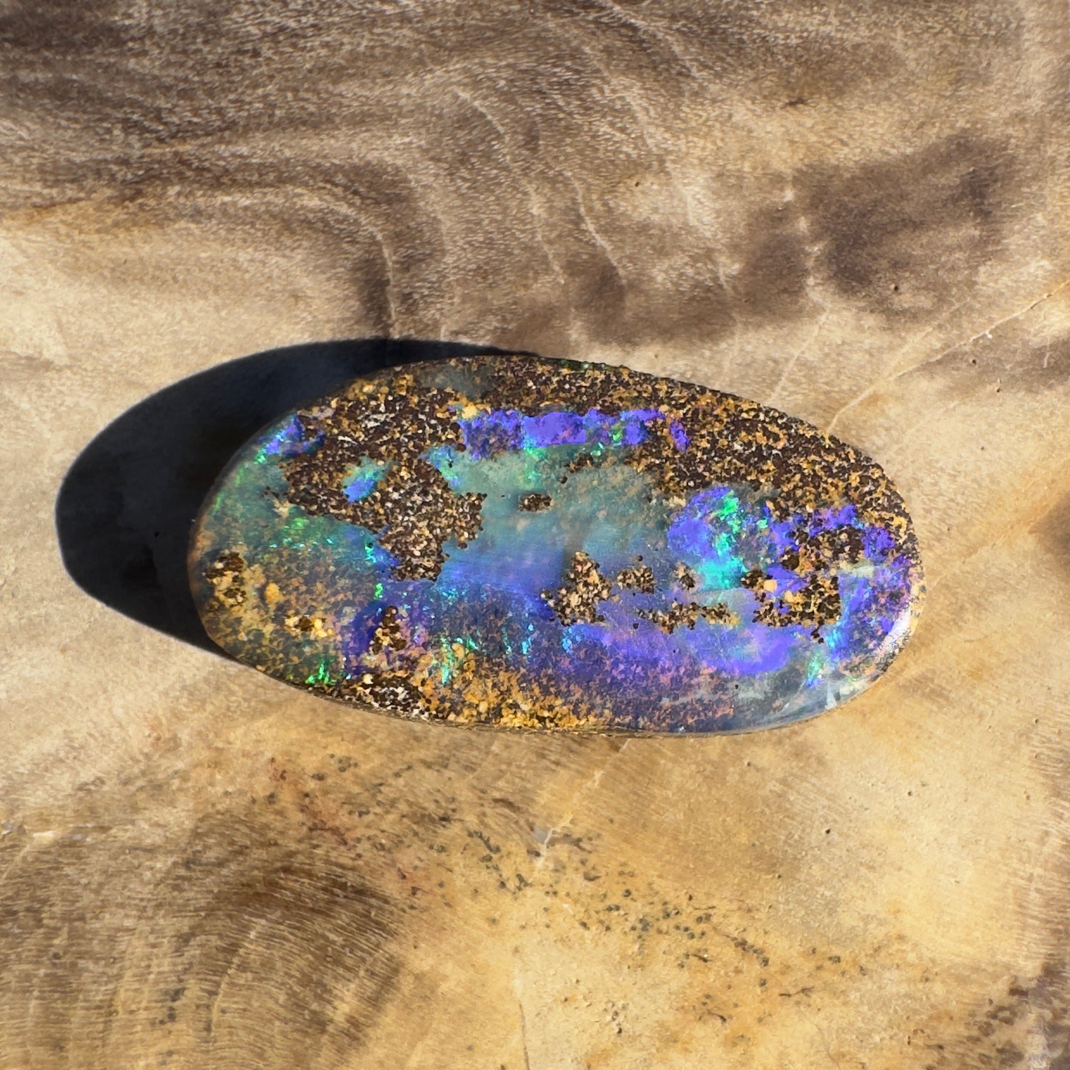 3.6ct Queensland Boulder Opal | Solid Australian Opal | Hand-Cut