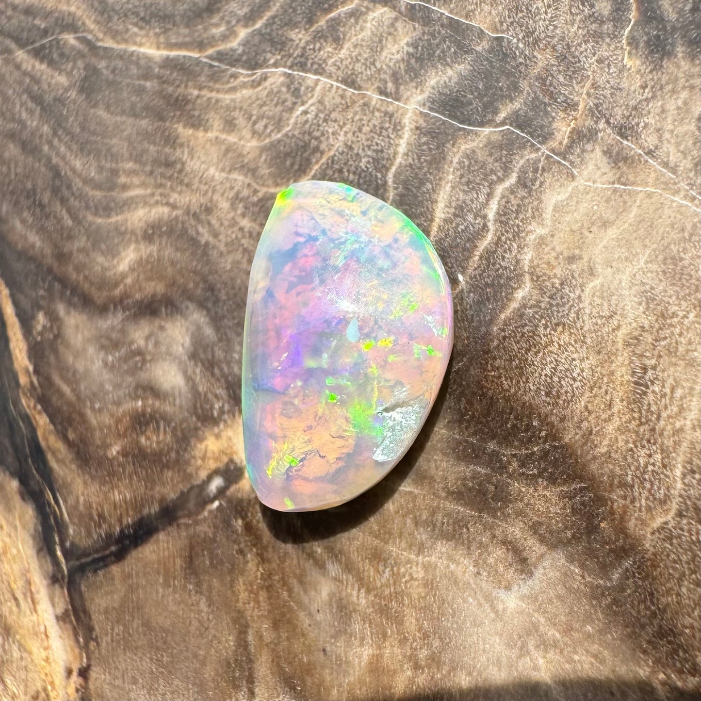 Hand-Cut Solid Lightning Ridge Opal 1.5carat