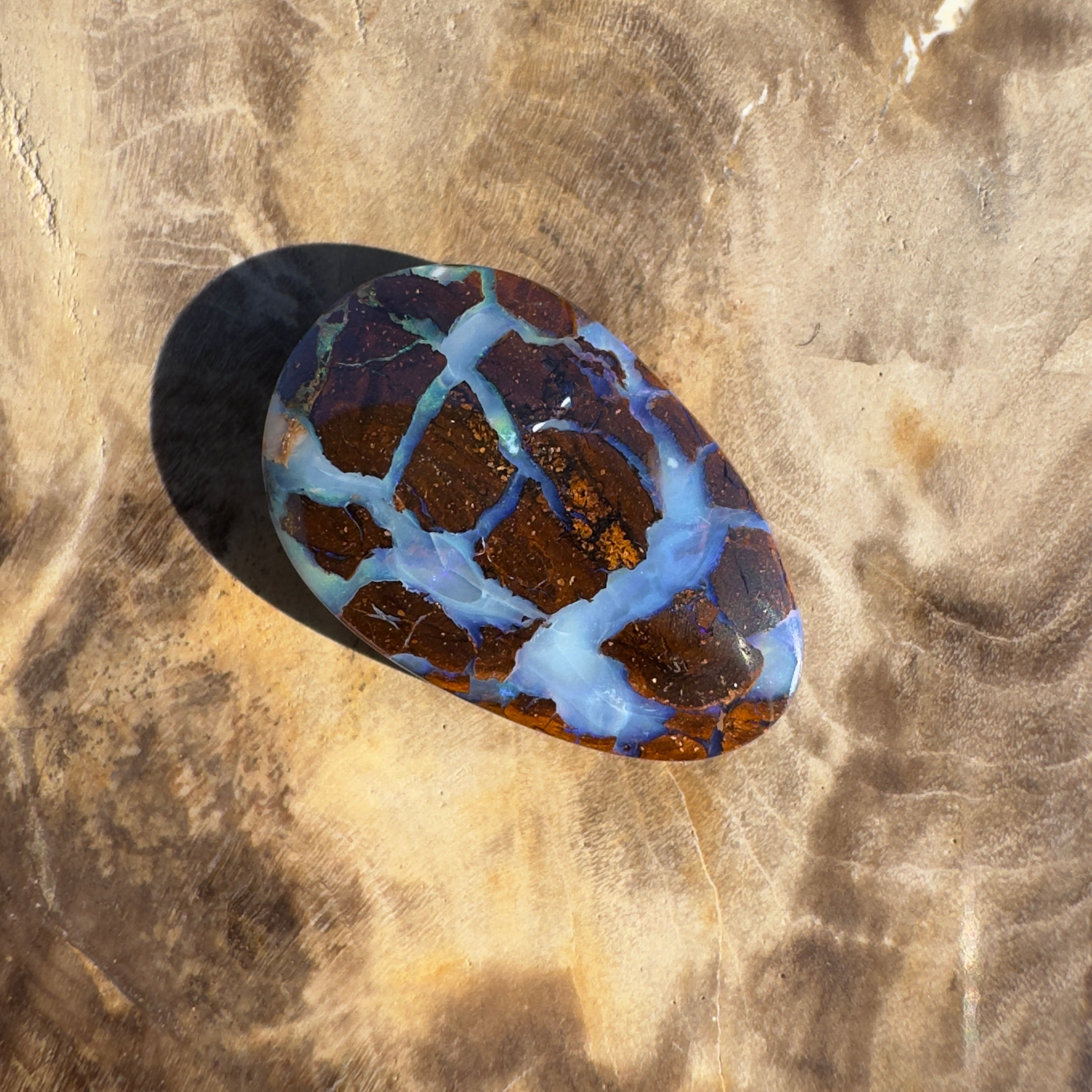 5.8ct Queensland Boulder Opal | Solid Australian Opal | Hand-Cut