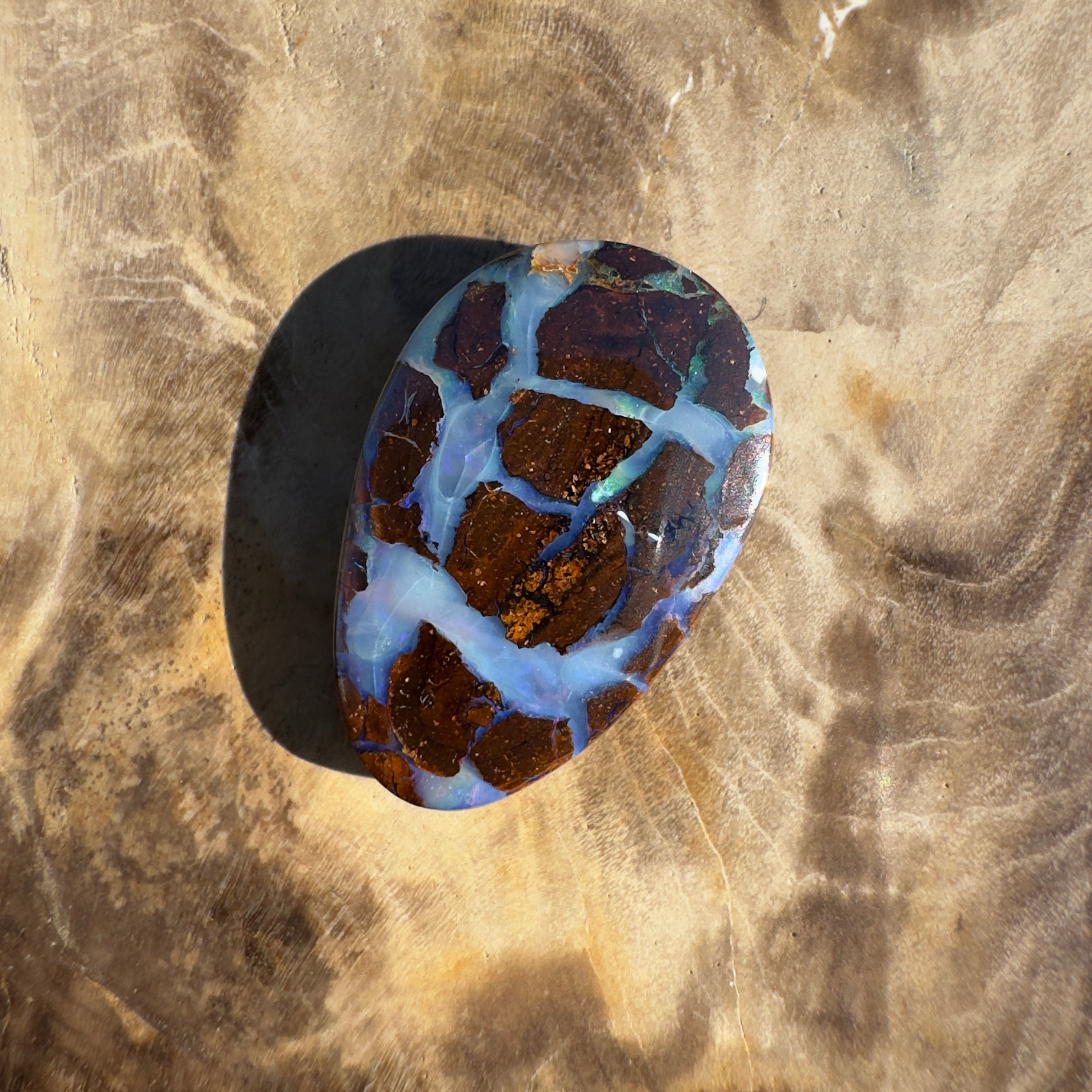 5.8ct Queensland Boulder Opal | Solid Australian Opal | Hand-Cut