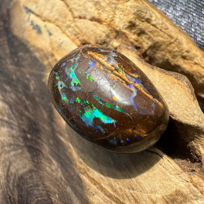 Queensland Boulder Opal 9.5carat Solid Hand-Cut Luxury