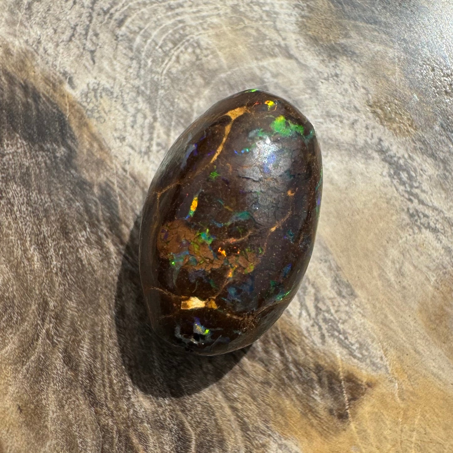 Queensland Boulder Opal 9.5carat Solid Hand-Cut Luxury