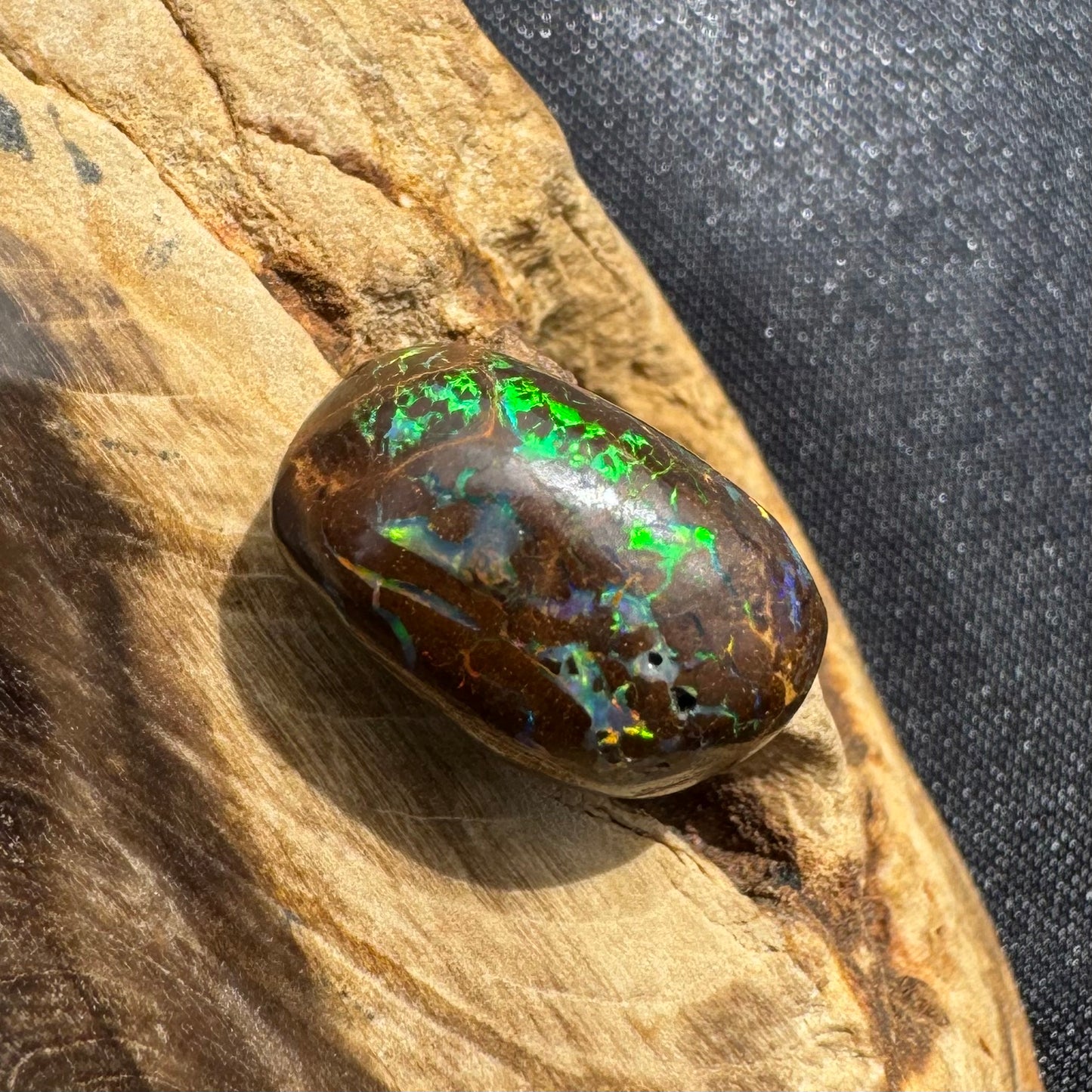 Queensland Boulder Opal 9.5carat Solid Hand-Cut Luxury