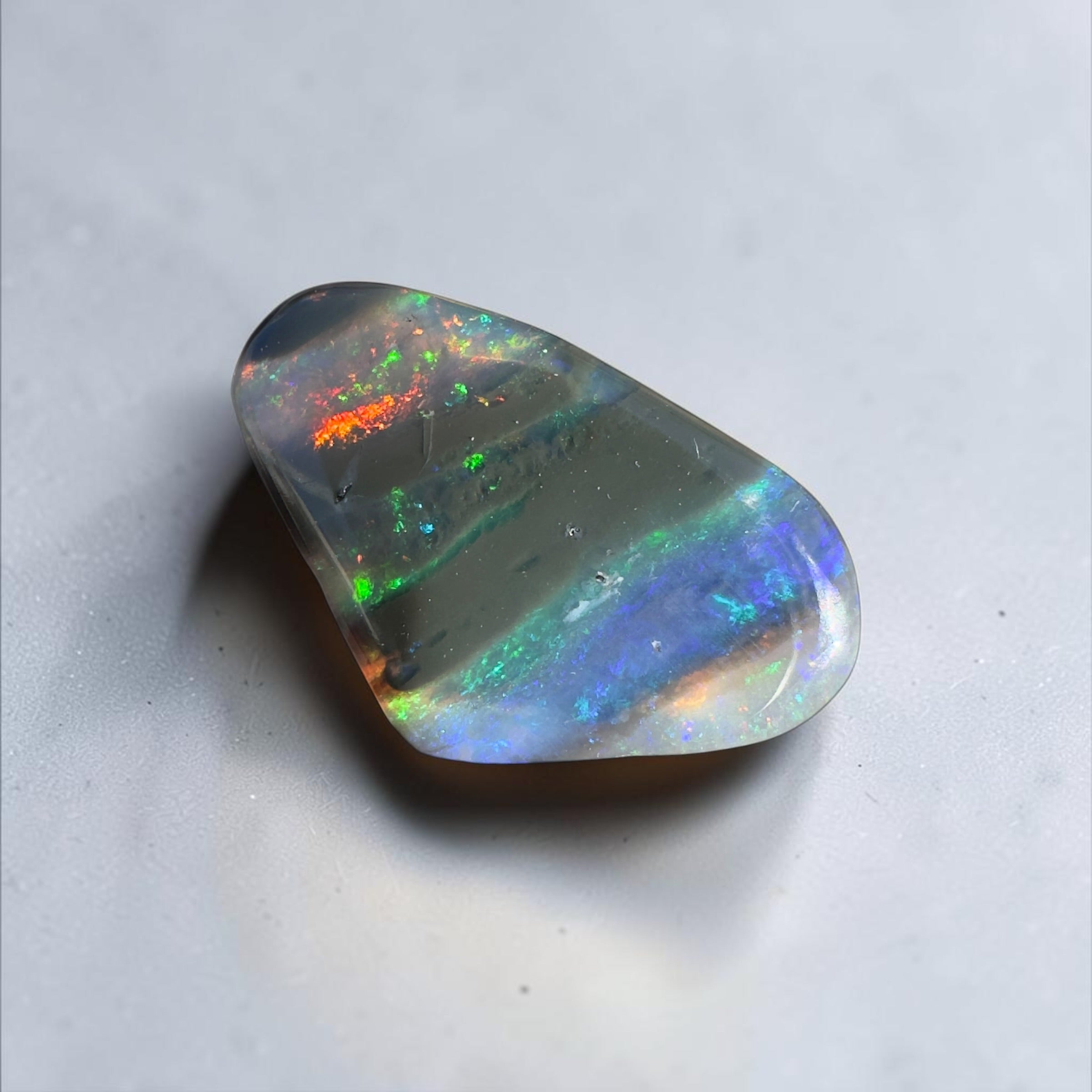 5ct Lightning Ridge Black Opal | Solid Australian Opal | Hand-Cut