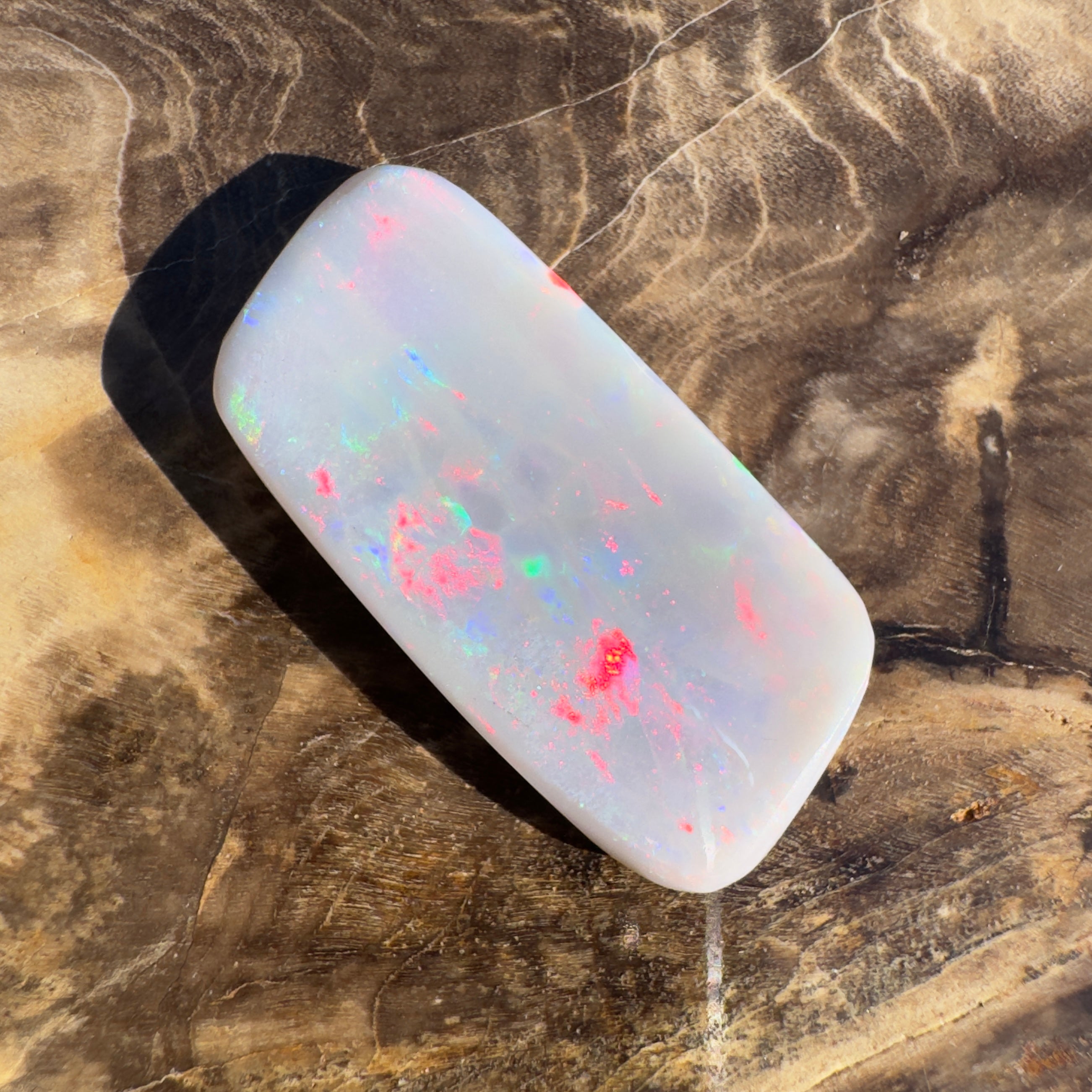 7.6ct Lightning Ridge Semi Black | Solid Australian Opal | Hand-Cut