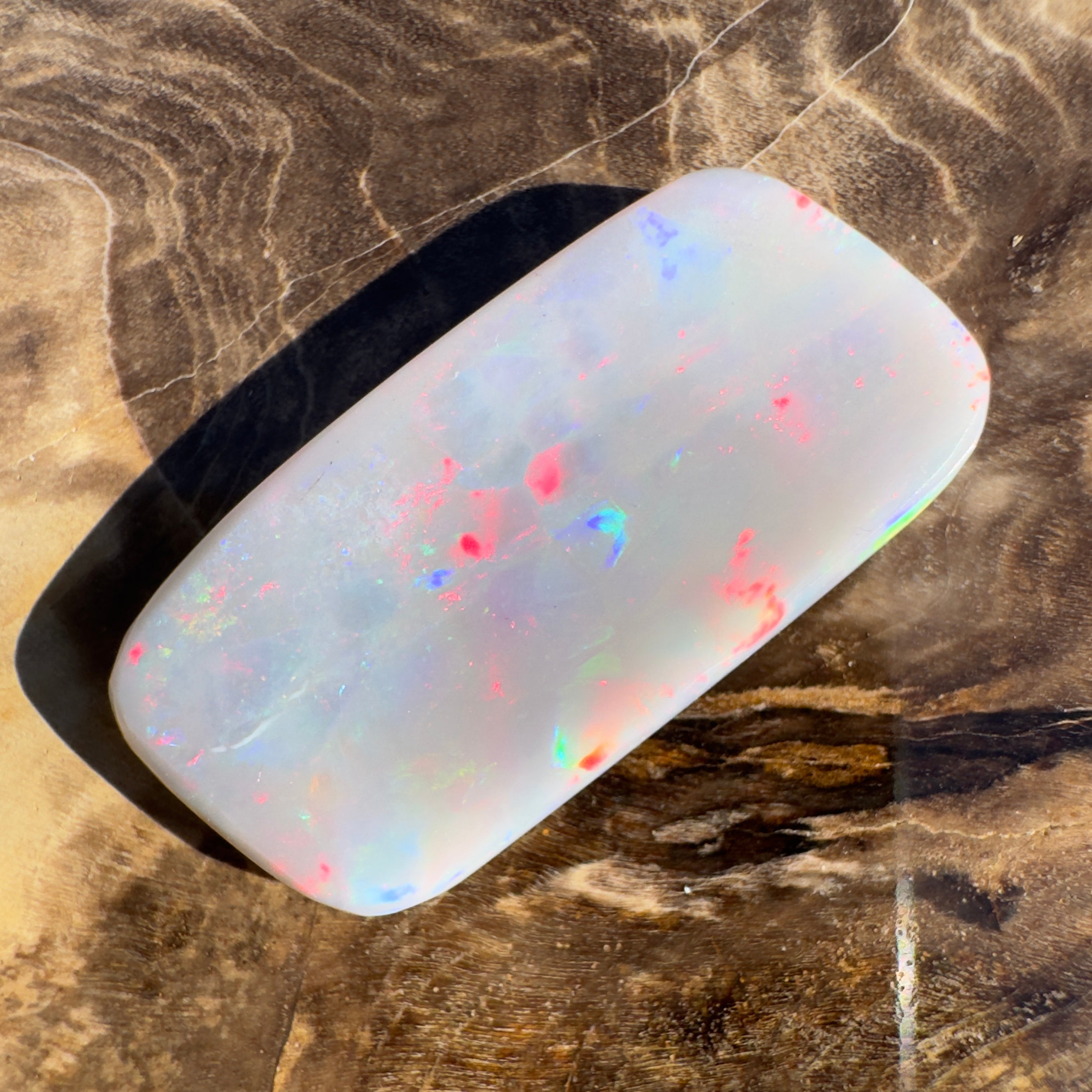 7.6ct Lightning Ridge Semi Black | Solid Australian Opal | Hand-Cut
