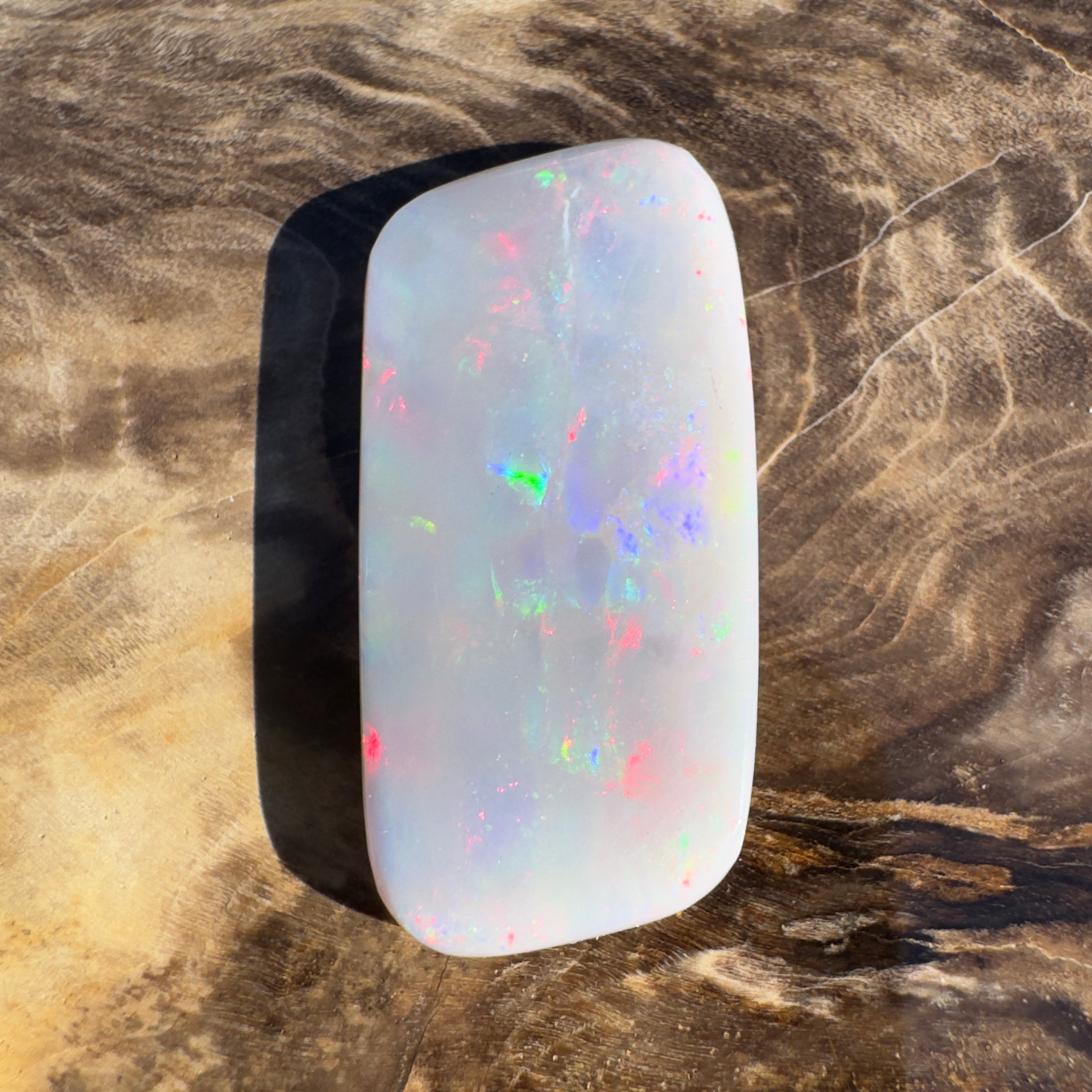 7.6ct Lightning Ridge Semi Black | Solid Australian Opal | Hand-Cut