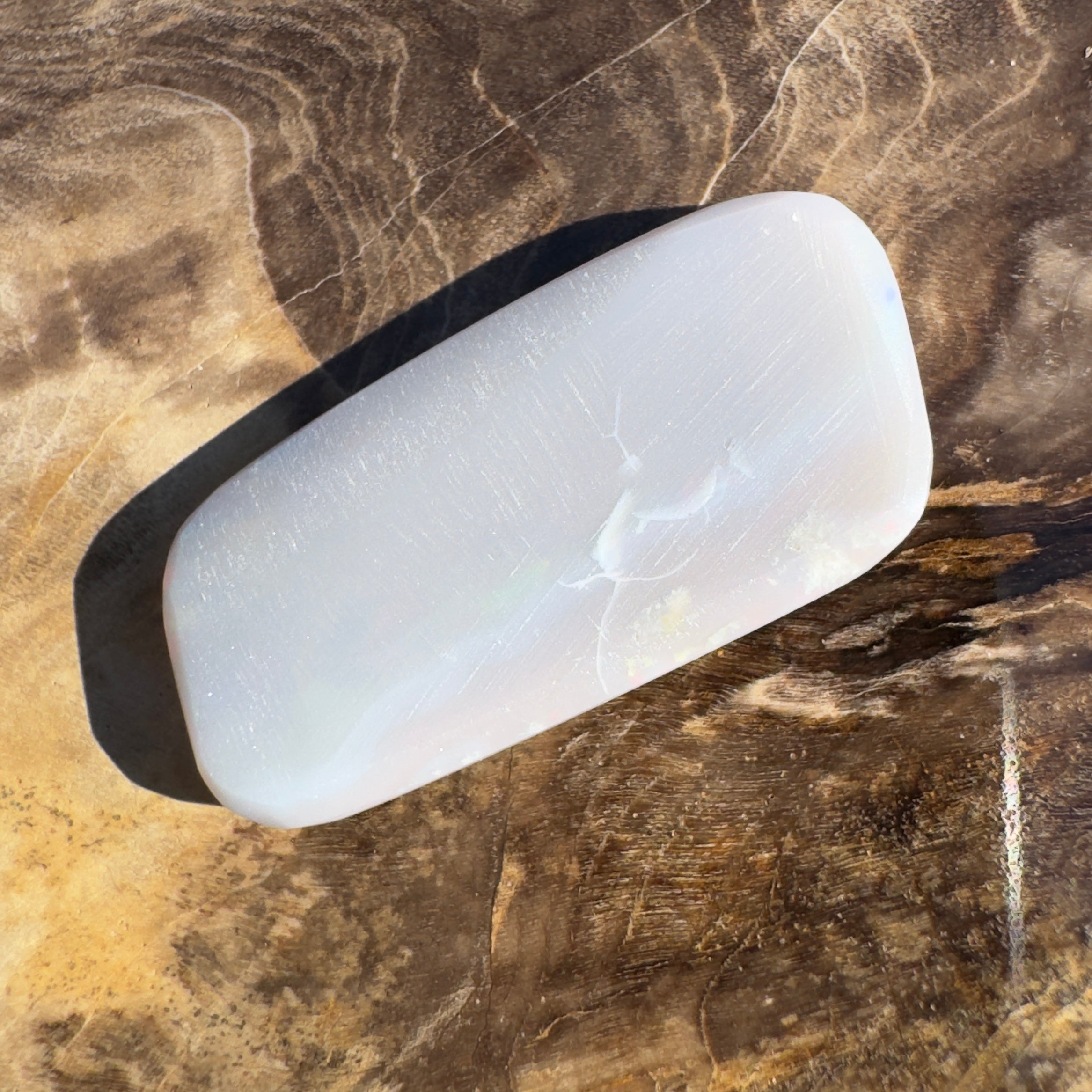 7.6ct Lightning Ridge Semi Black | Solid Australian Opal | Hand-Cut