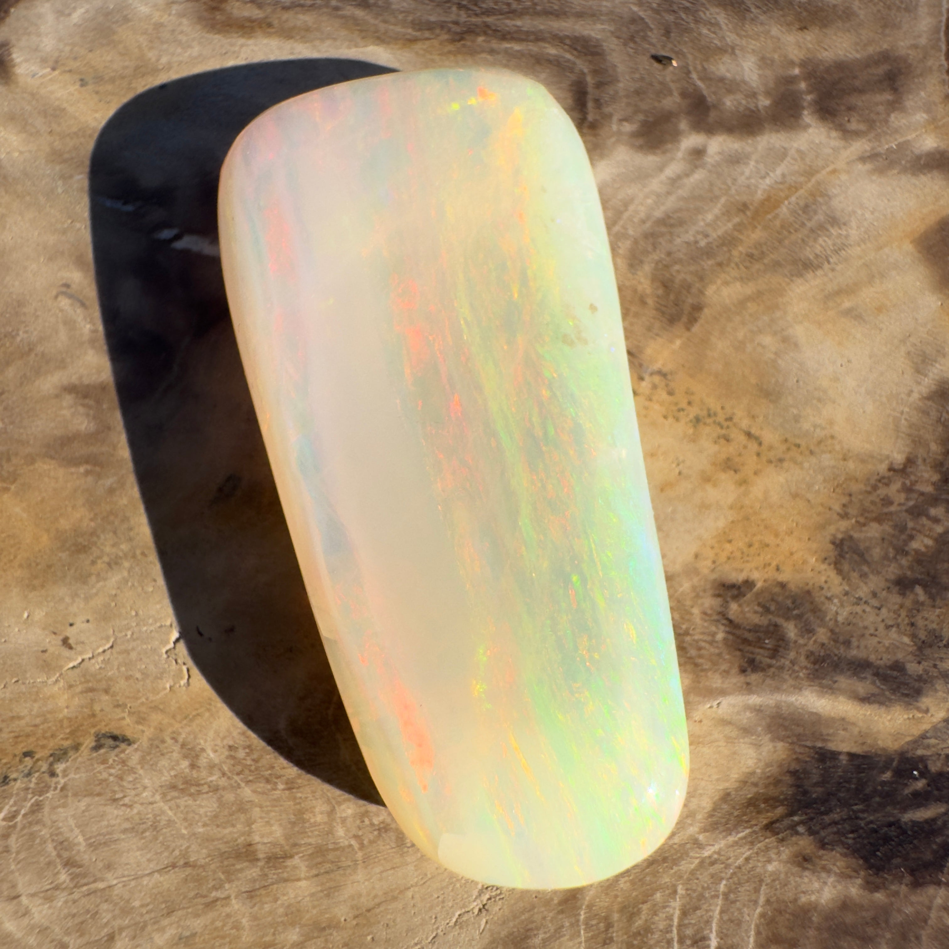 20.7ct Coober Pedy Opal | Solid Australian Opal | Hand-Cut