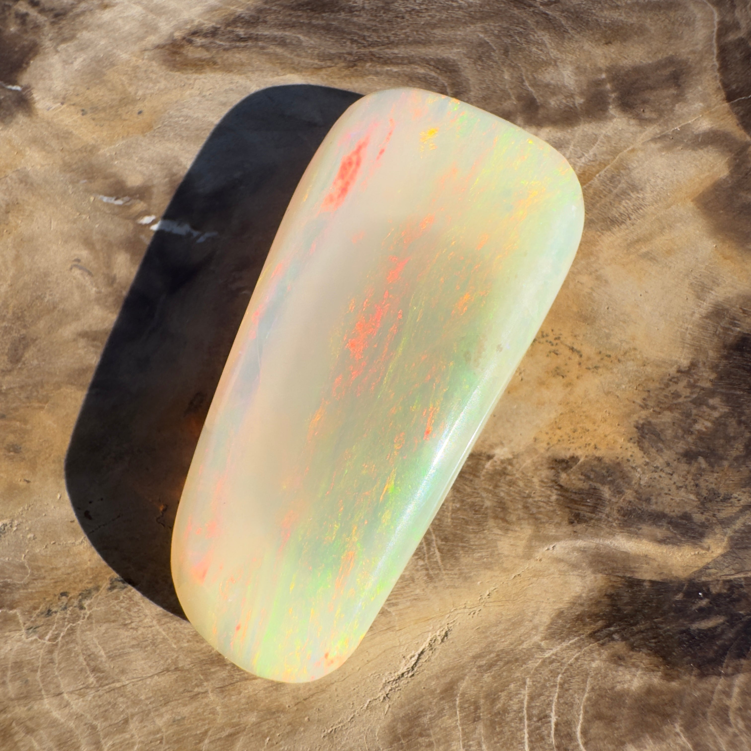 20.7ct Coober Pedy Opal | Solid Australian Opal | Hand-Cut