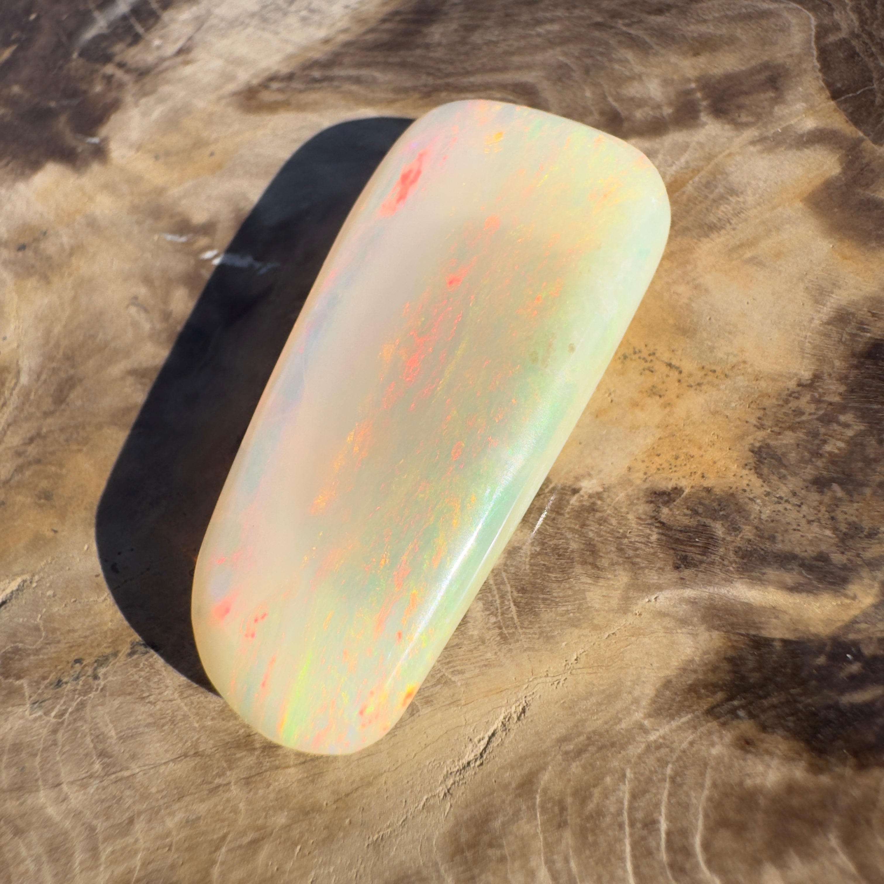 20.7ct Coober Pedy Opal | Solid Australian Opal | Hand-Cut