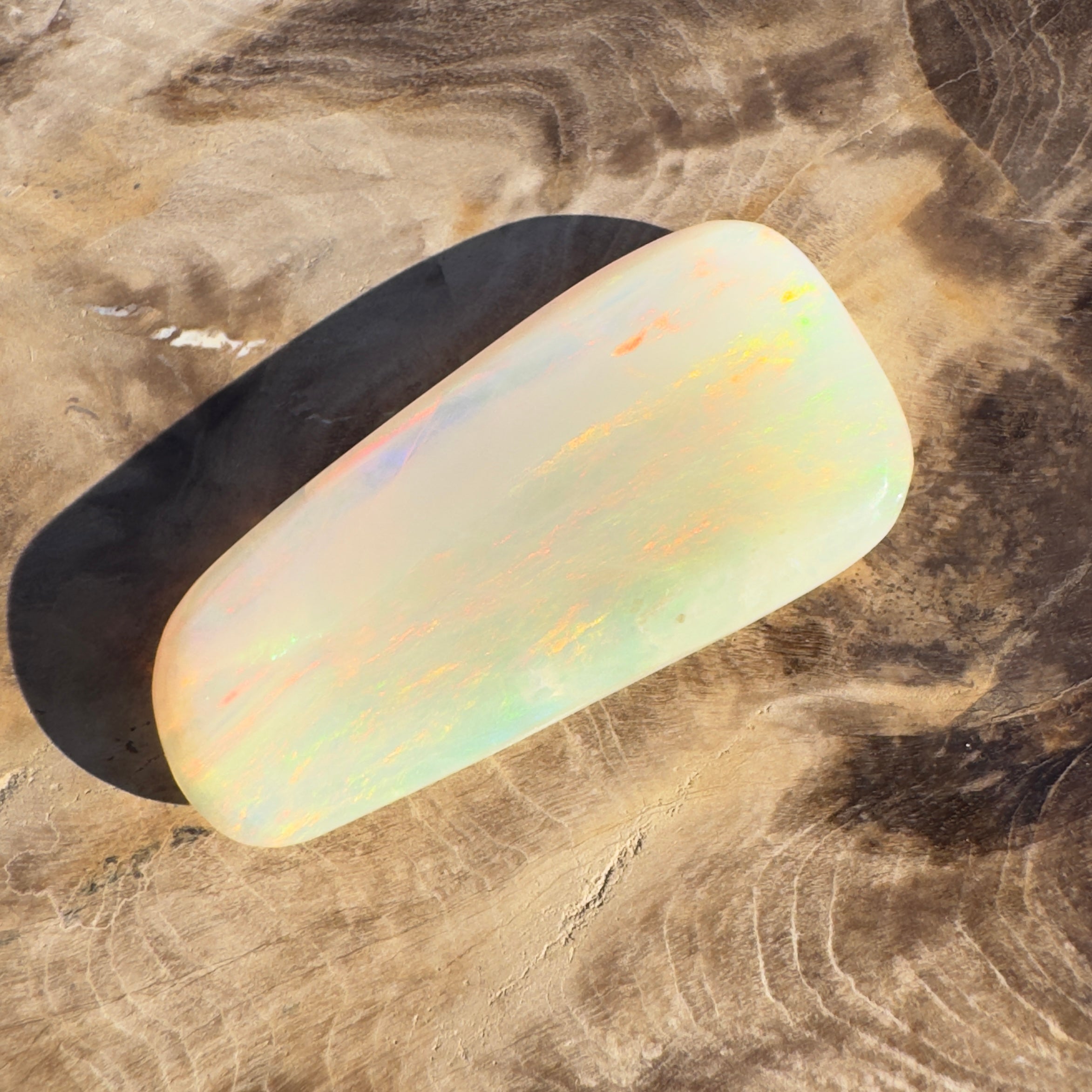 20.7ct Coober Pedy Opal | Solid Australian Opal | Hand-Cut