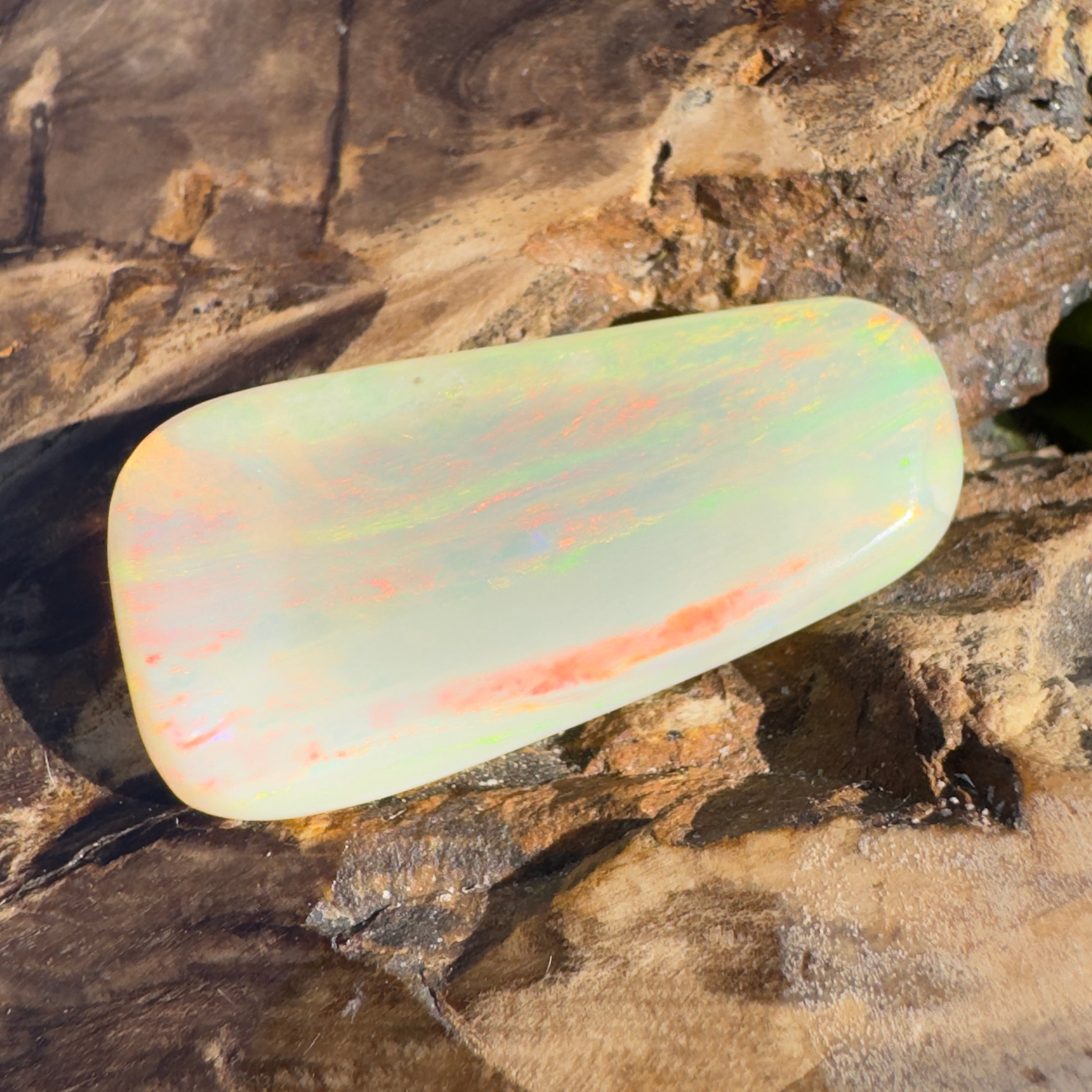 20.7ct Coober Pedy Opal | Solid Australian Opal | Hand-Cut