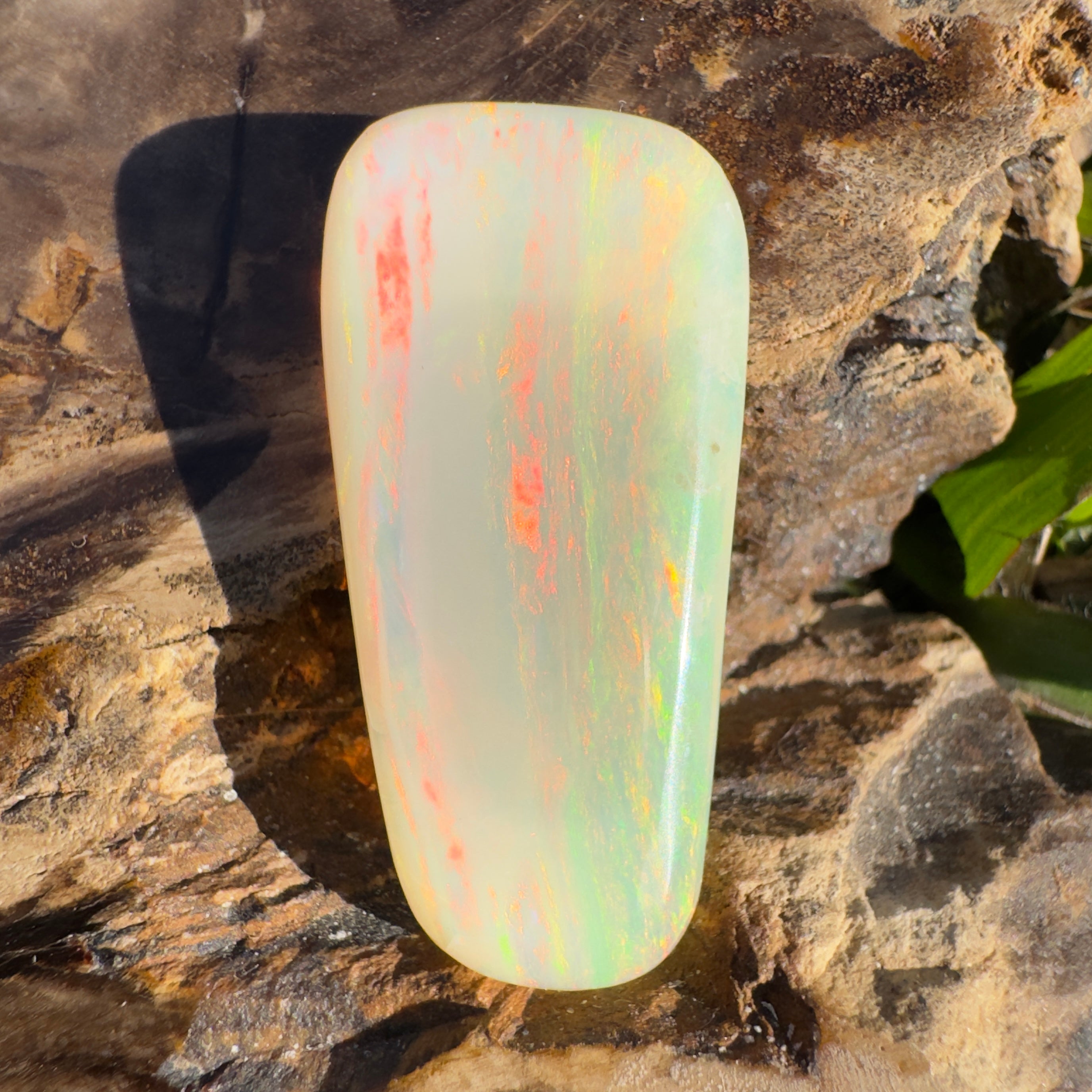 20.7ct Coober Pedy Opal | Solid Australian Opal | Hand-Cut