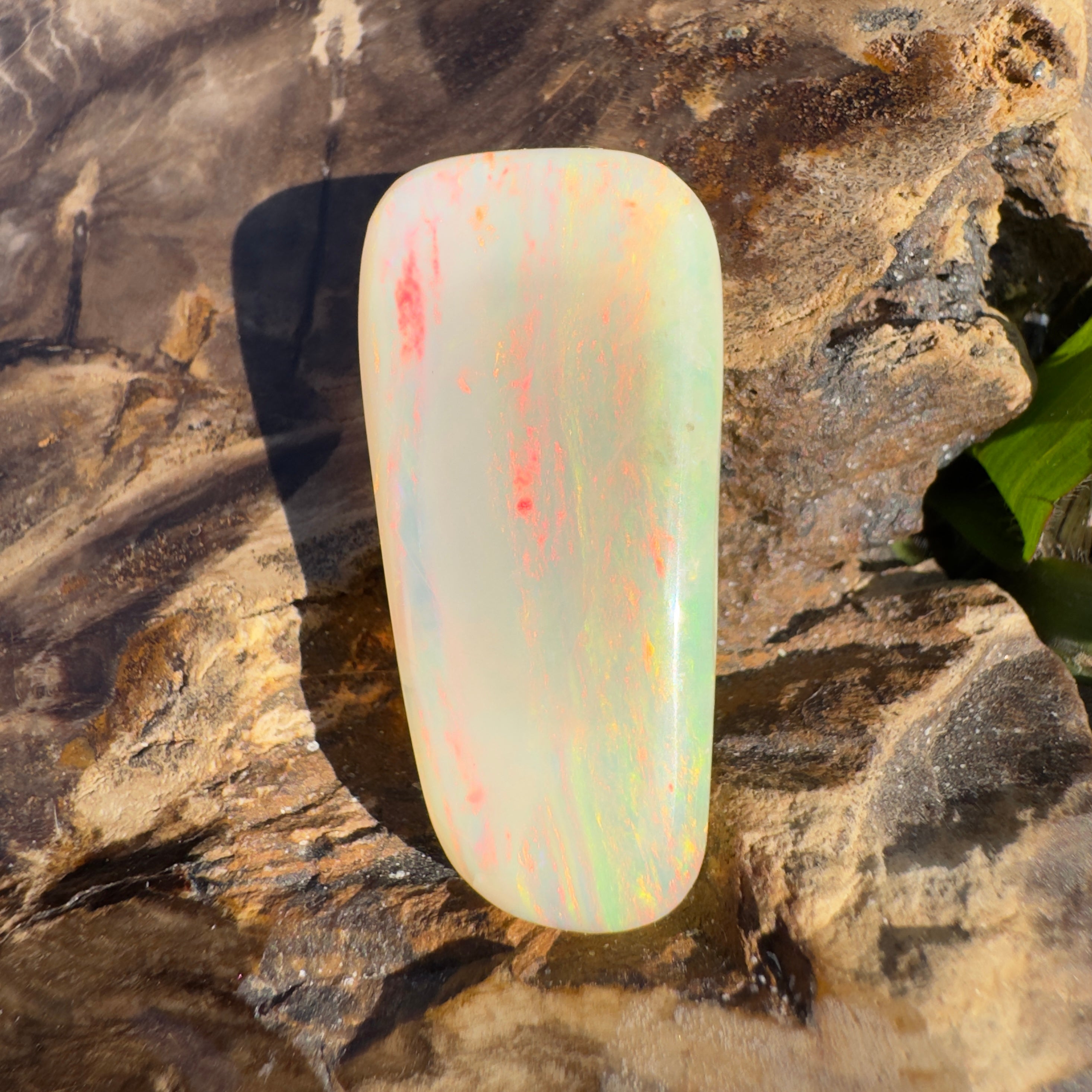 20.7ct Coober Pedy Opal | Solid Australian Opal | Hand-Cut