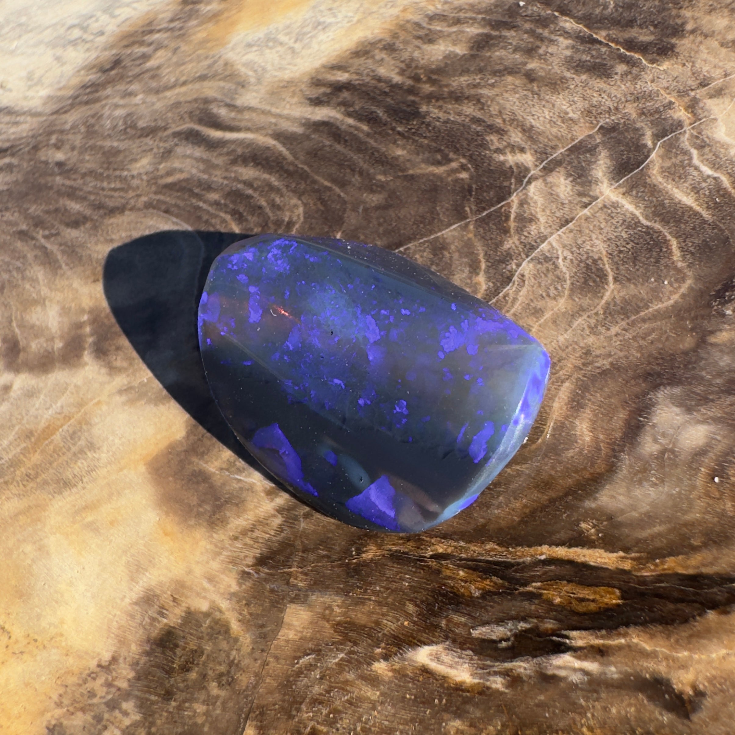 6.3ct Lightning Ridge Black Opal | Solid Australian Opal | Hand-Cut