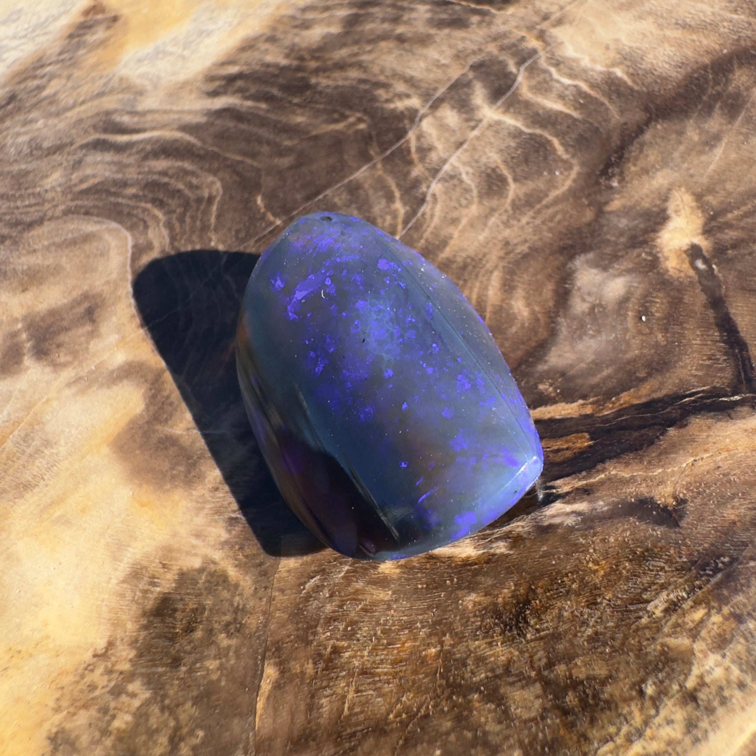 6.3ct Lightning Ridge Black Opal | Solid Australian Opal | Hand-Cut