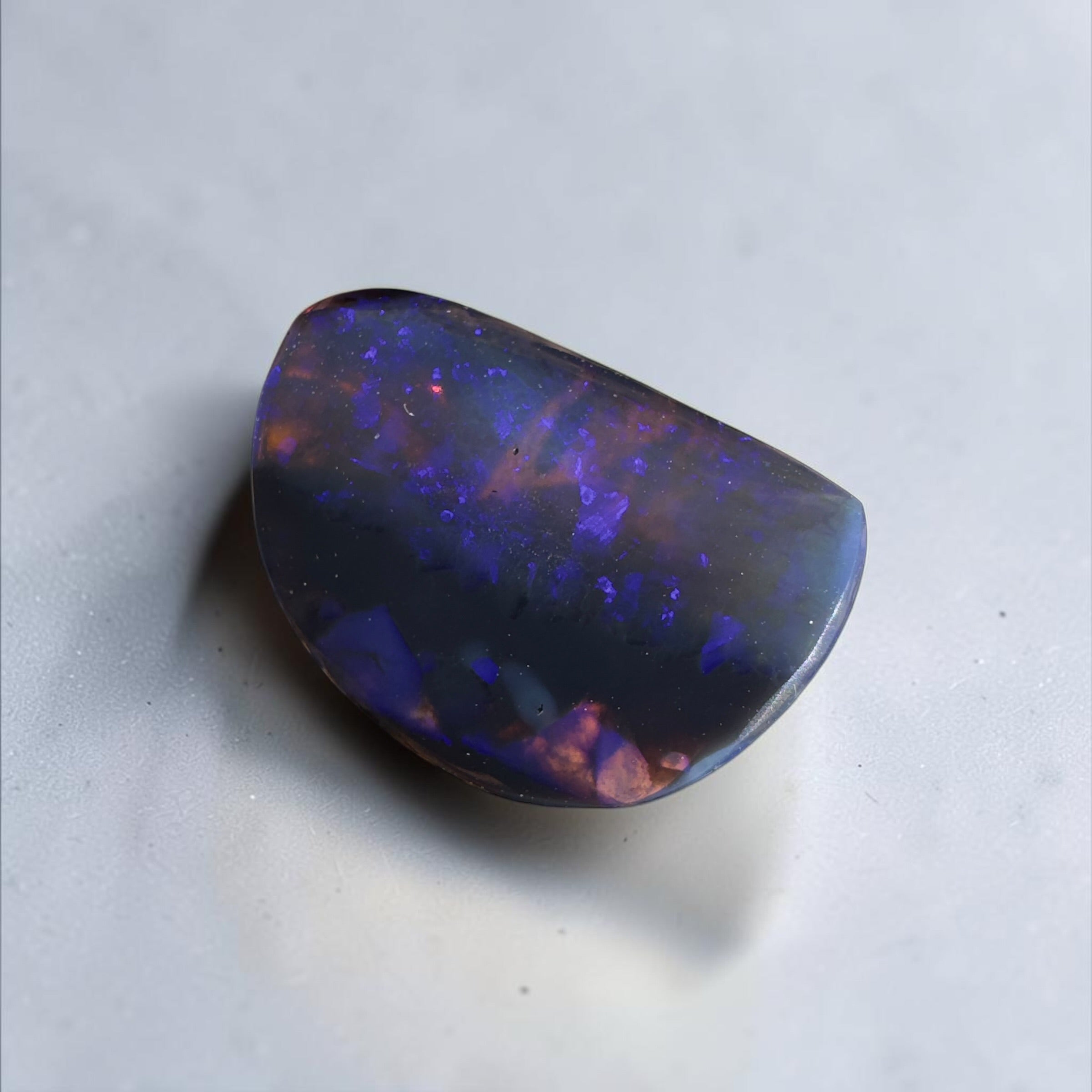 6.3ct Lightning Ridge Black Opal | Solid Australian Opal | Hand-Cut