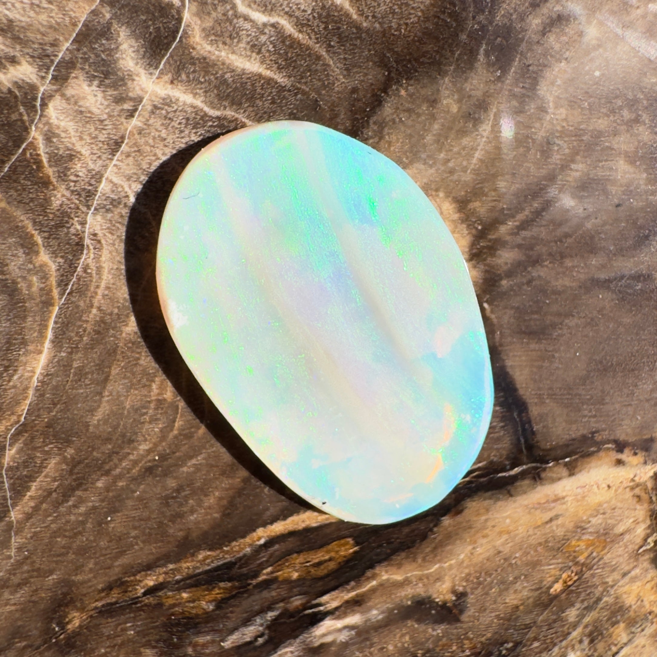 2.4ct Coober Pedy Opal | Solid Australian Opal | Hand-Cut