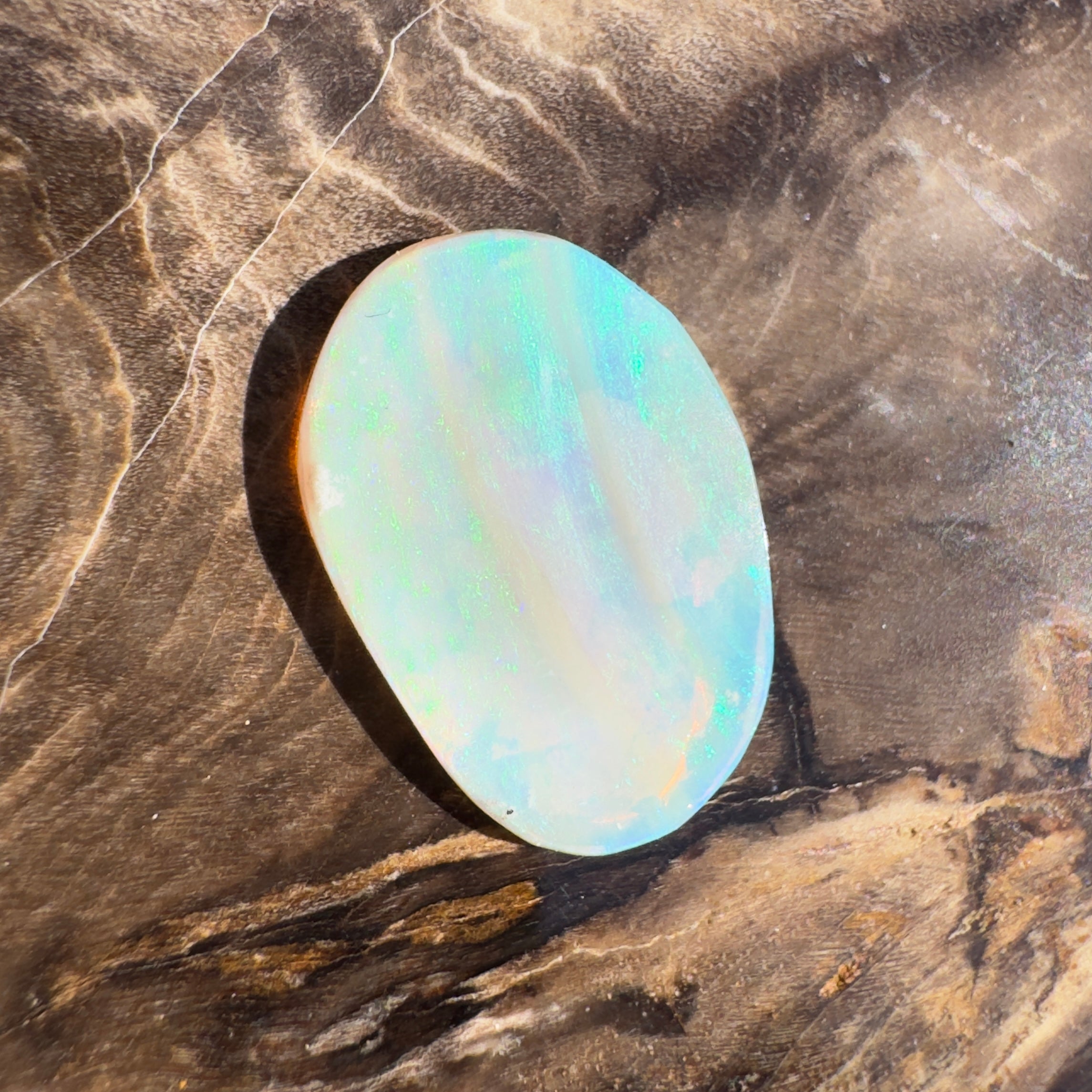 2.4ct Coober Pedy Opal | Solid Australian Opal | Hand-Cut