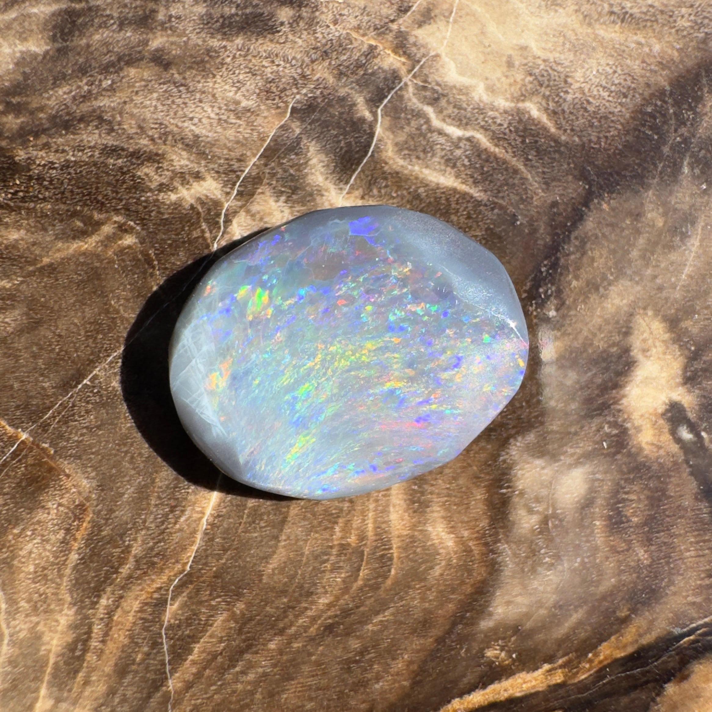 2.1ct Lightning Ridge Semi Black Opal | Solid Australian Opal | Hand-Cut