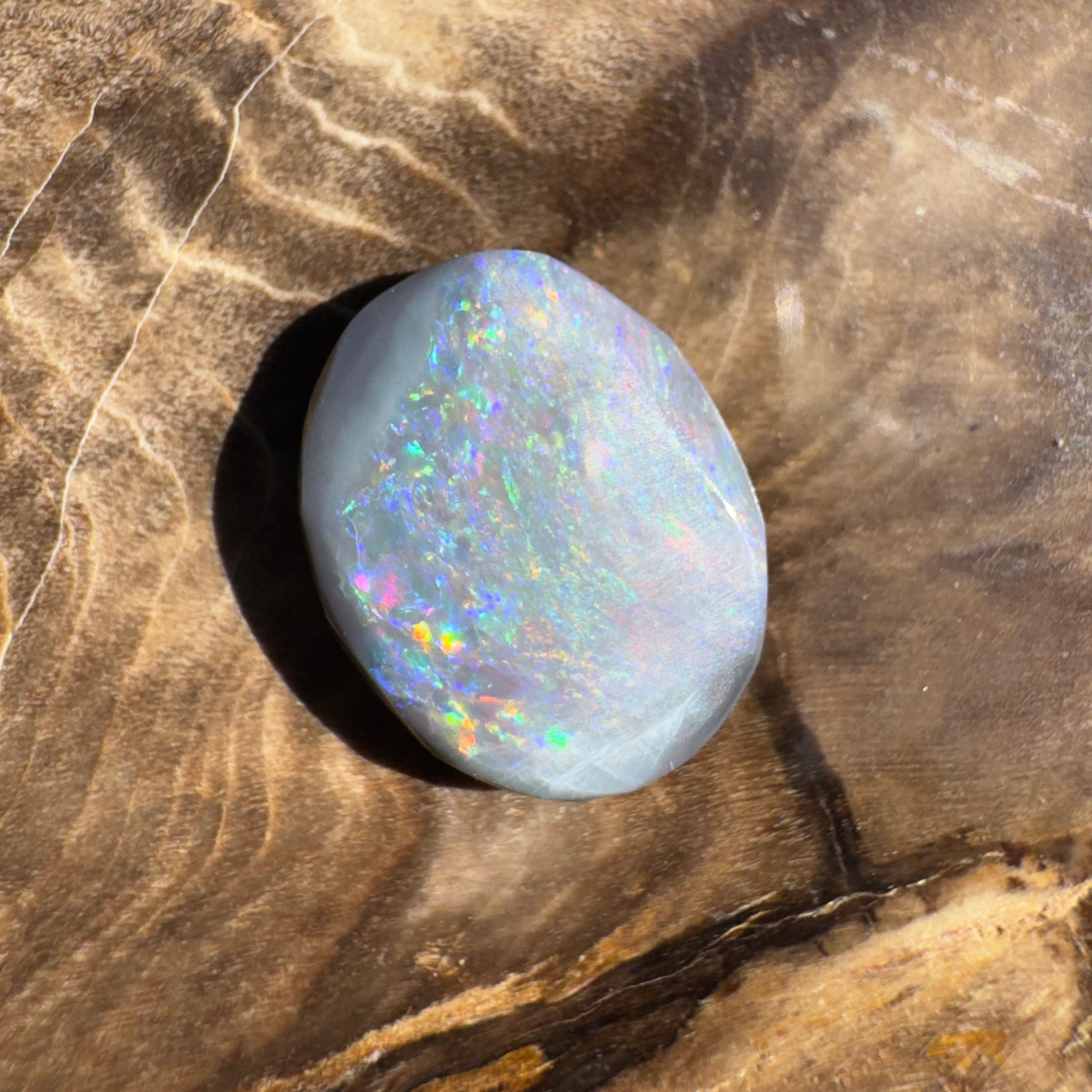 2.1ct Lightning Ridge Semi Black Opal | Solid Australian Opal | Hand-Cut