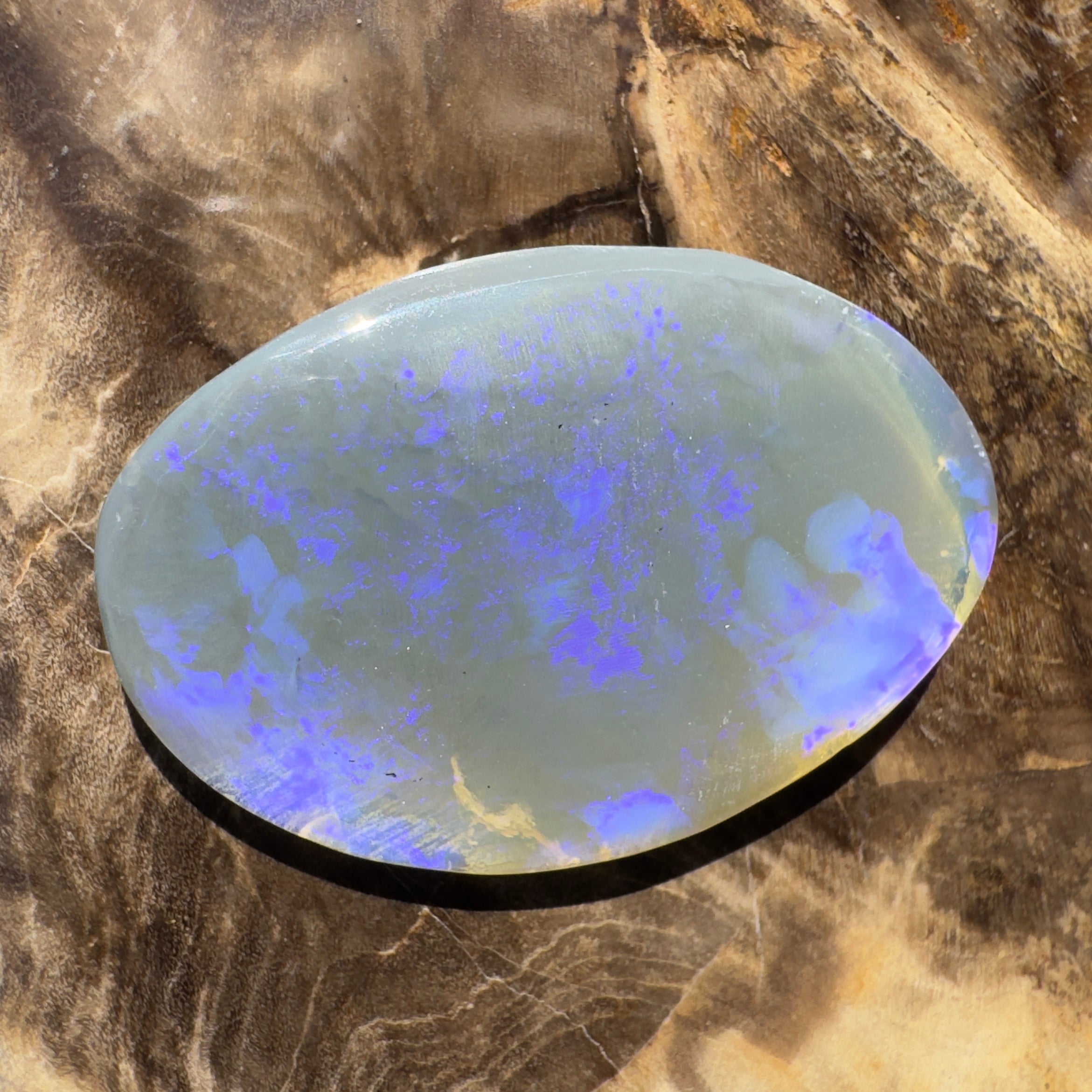 17ct Lightning Ridge Opal | Solid Australian Opal | Hand-Cut