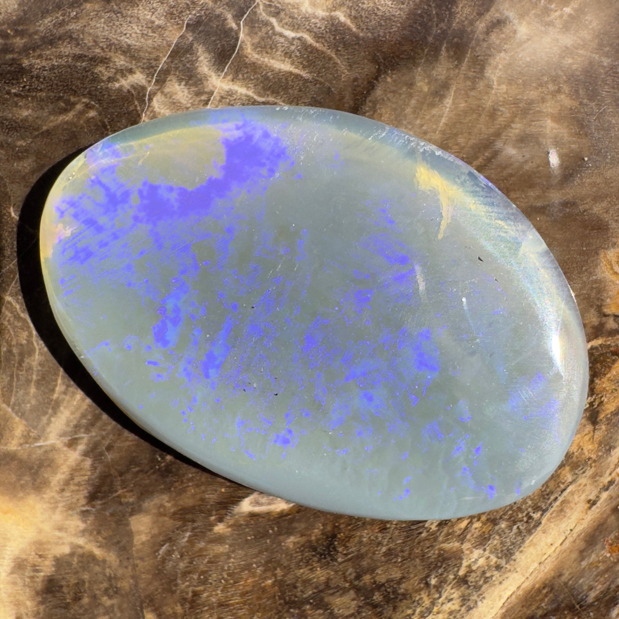 17ct Lightning Ridge Opal | Solid Australian Opal | Hand-Cut