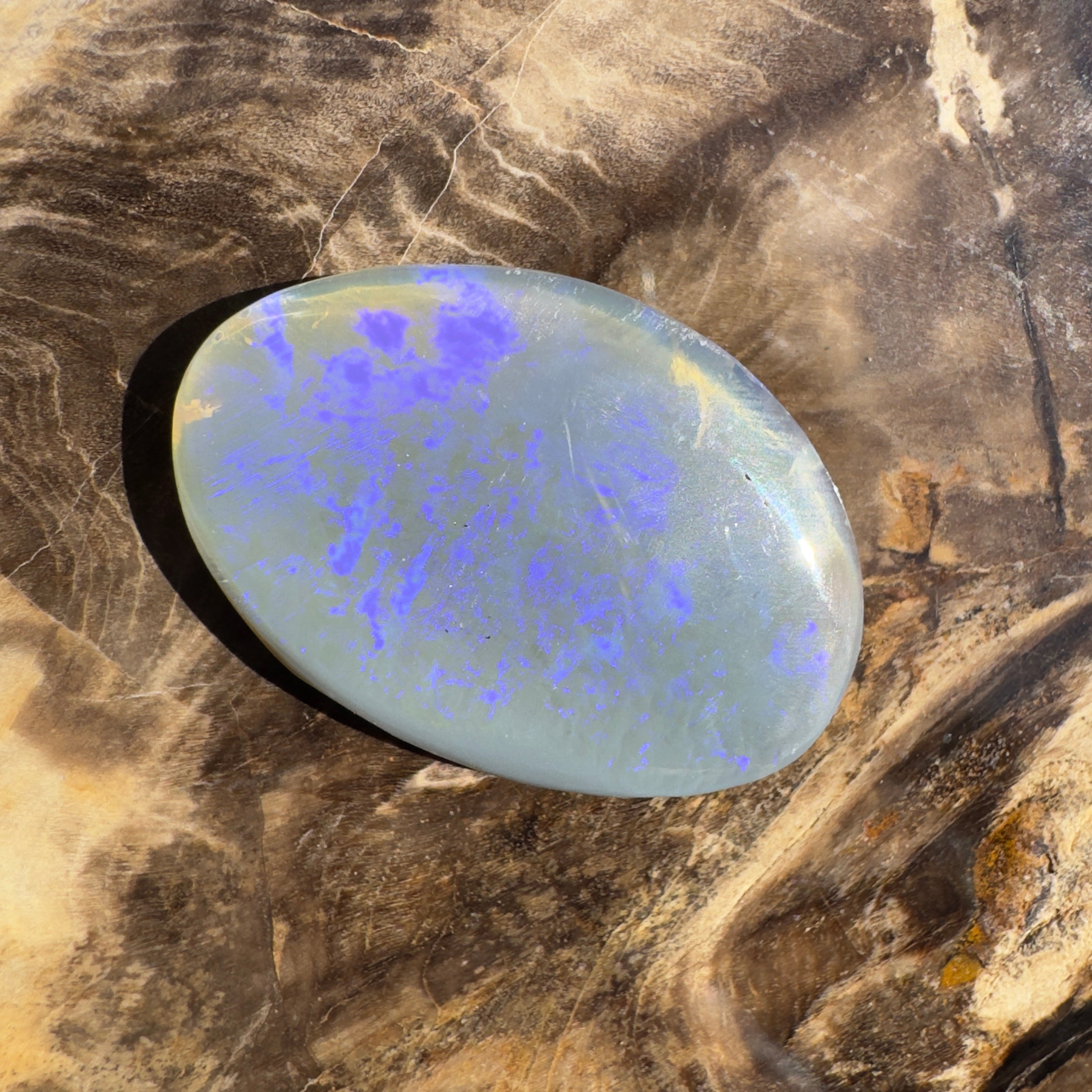 17ct Lightning Ridge Opal | Solid Australian Opal | Hand-Cut
