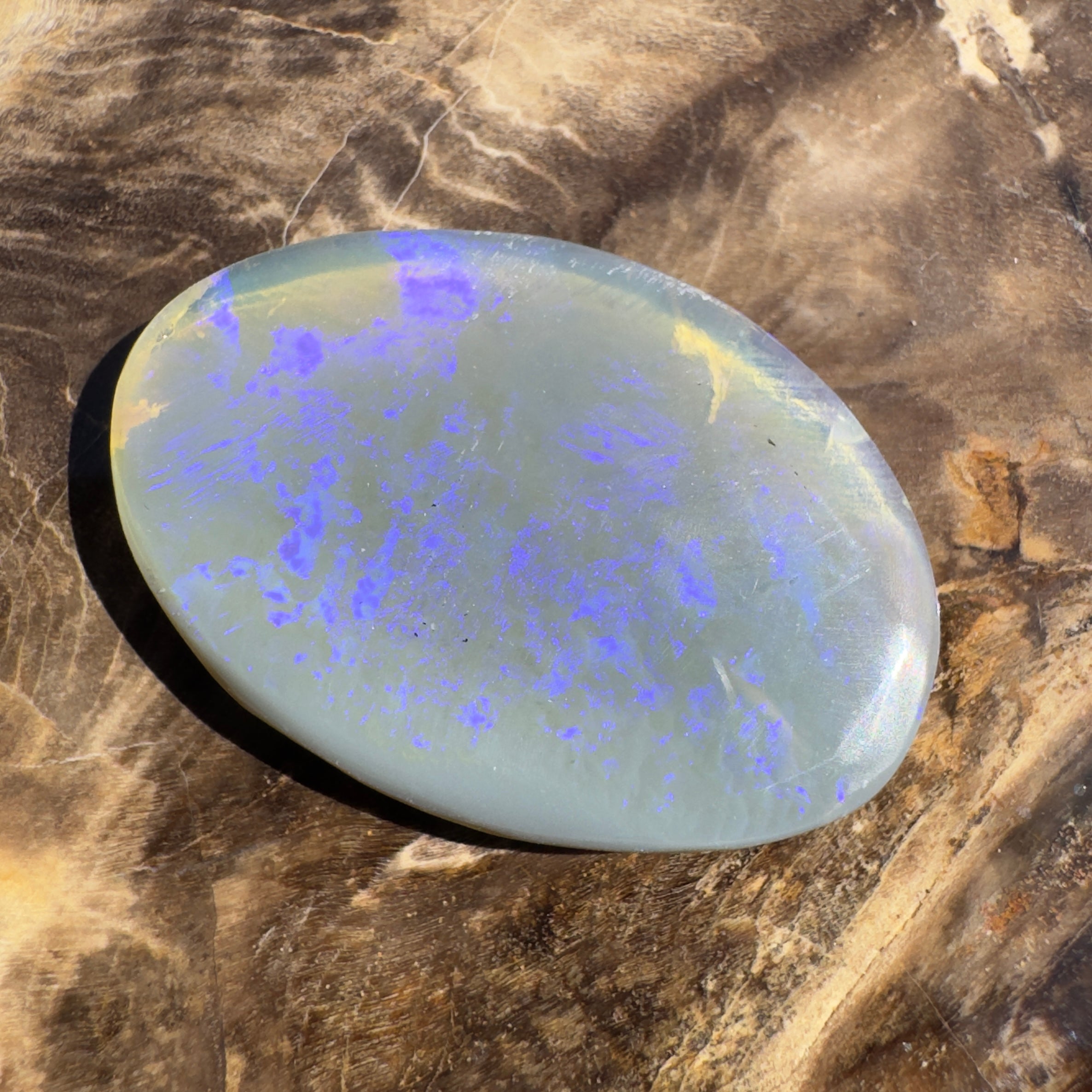17ct Lightning Ridge Opal | Solid Australian Opal | Hand-Cut