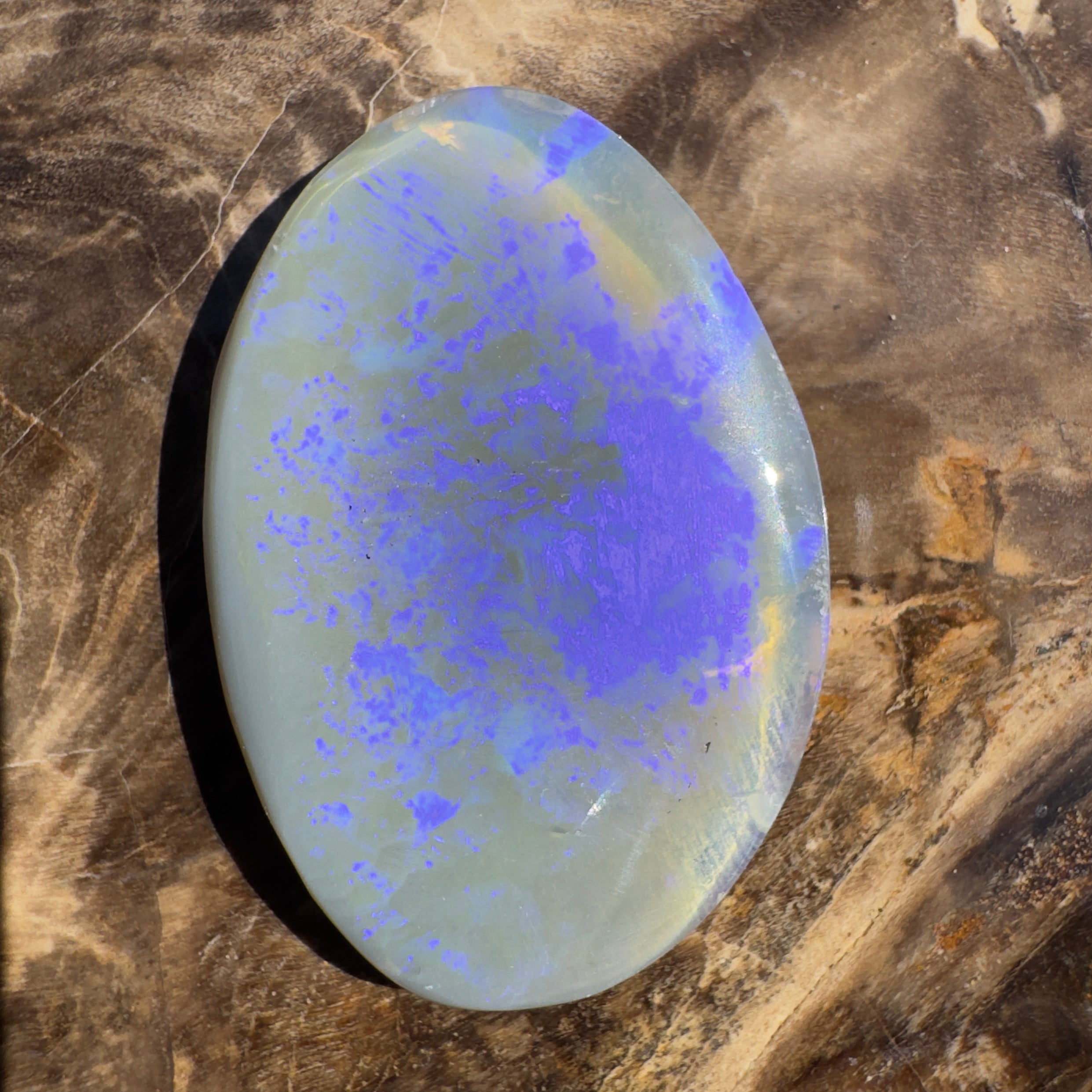 17ct Lightning Ridge Opal | Solid Australian Opal | Hand-Cut