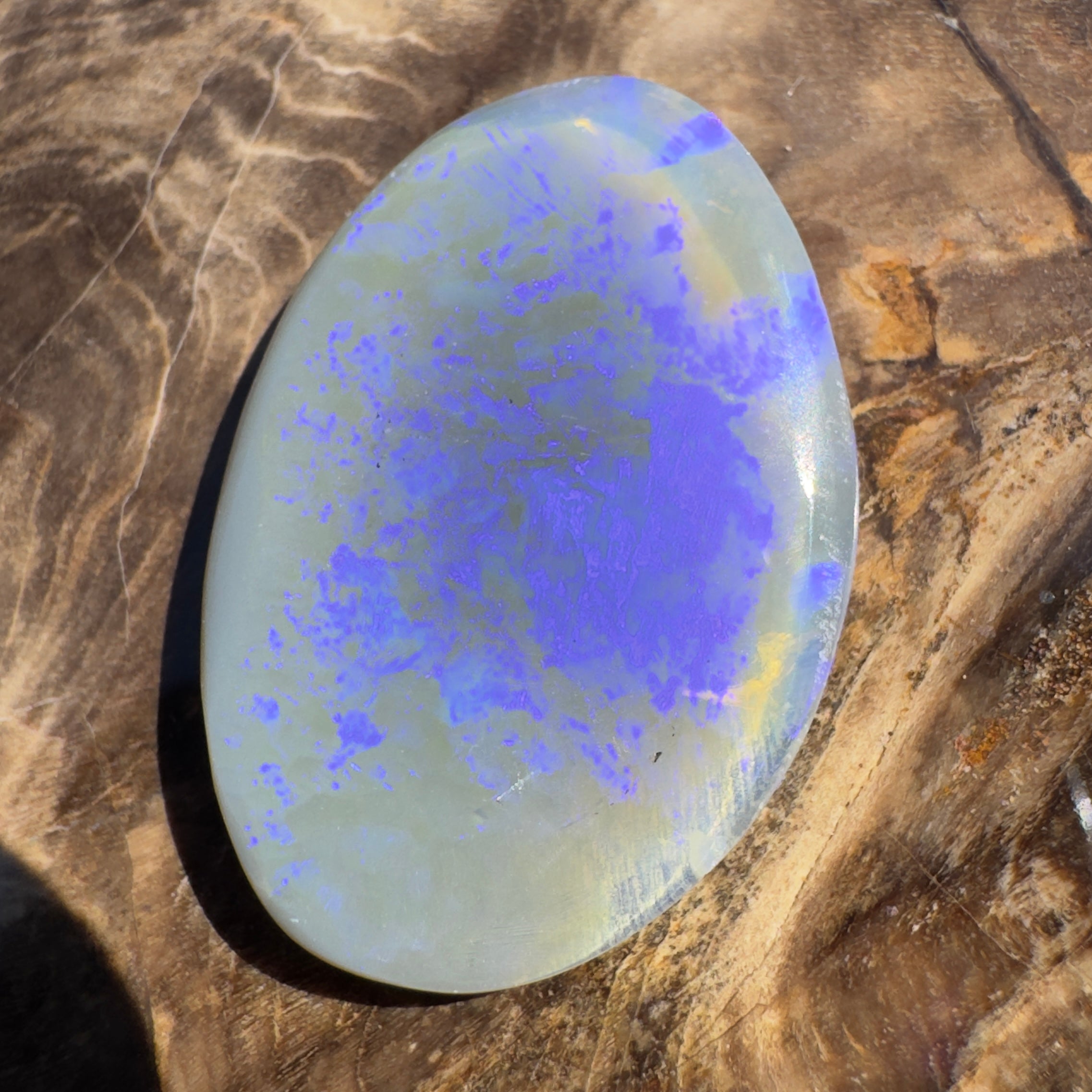 17ct Lightning Ridge Opal | Solid Australian Opal | Hand-Cut