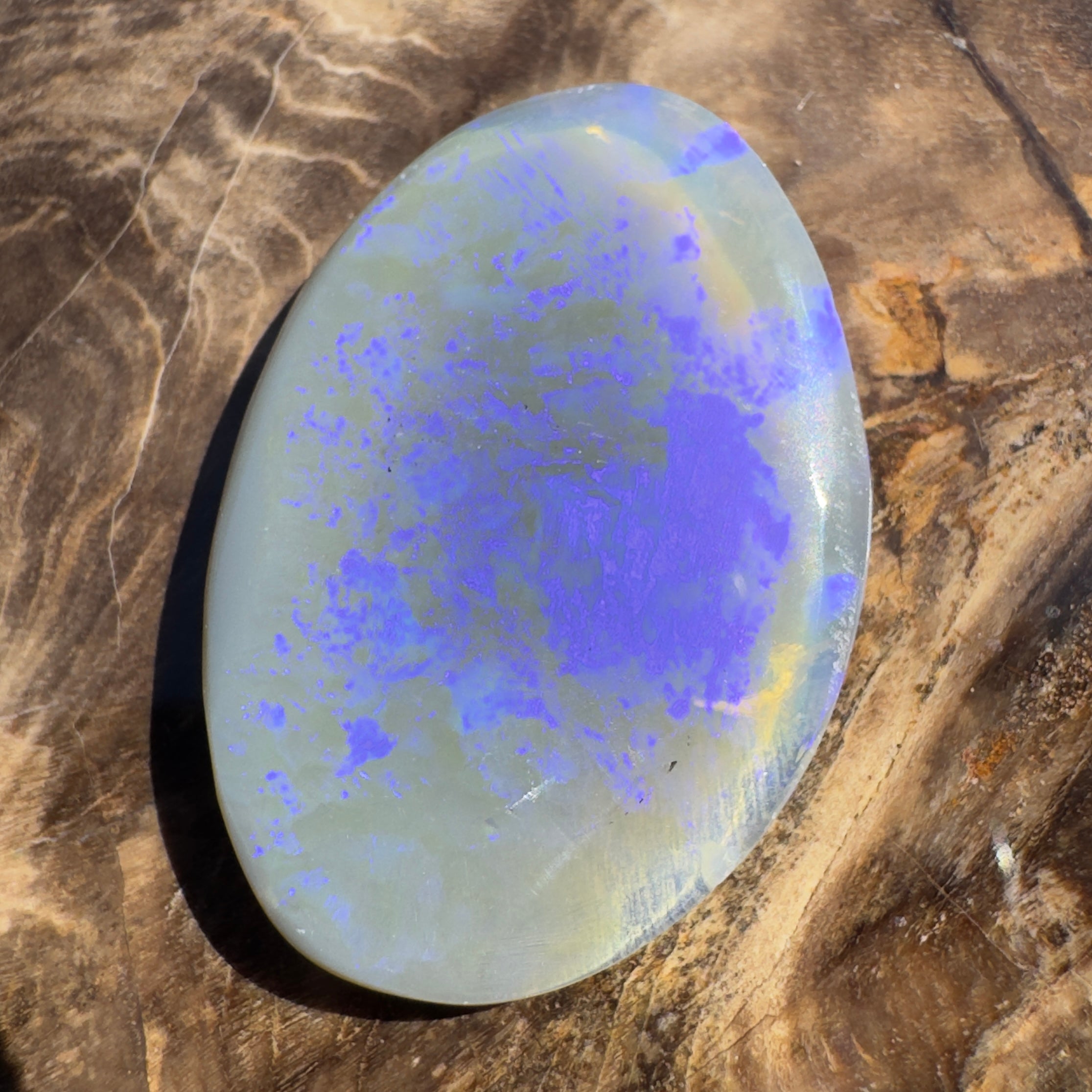 17ct Lightning Ridge Opal | Solid Australian Opal | Hand-Cut